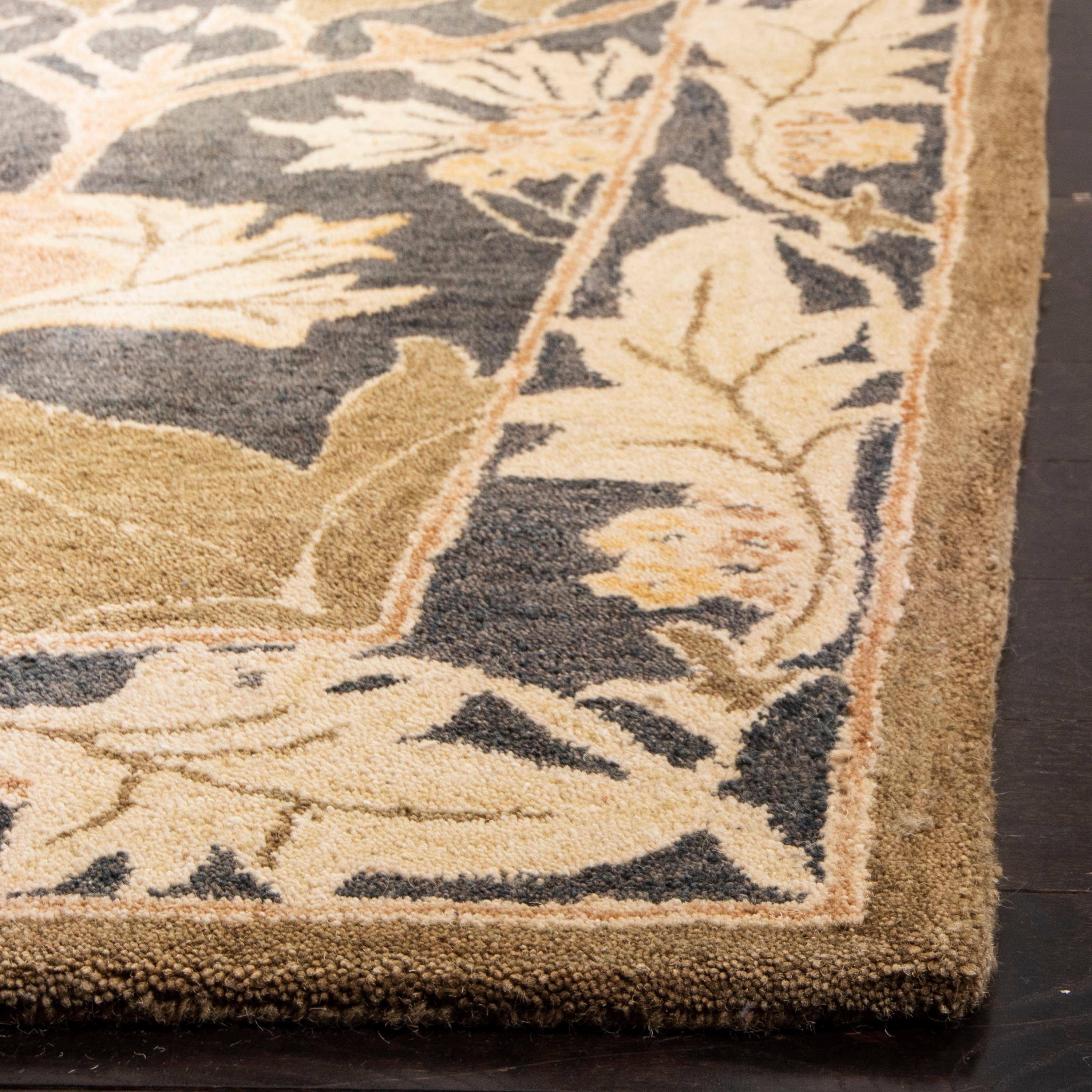 Anatolia AN541 Hand Tufted Indoor Area Rug - Navy/Sage - 8'x10' - Safavieh