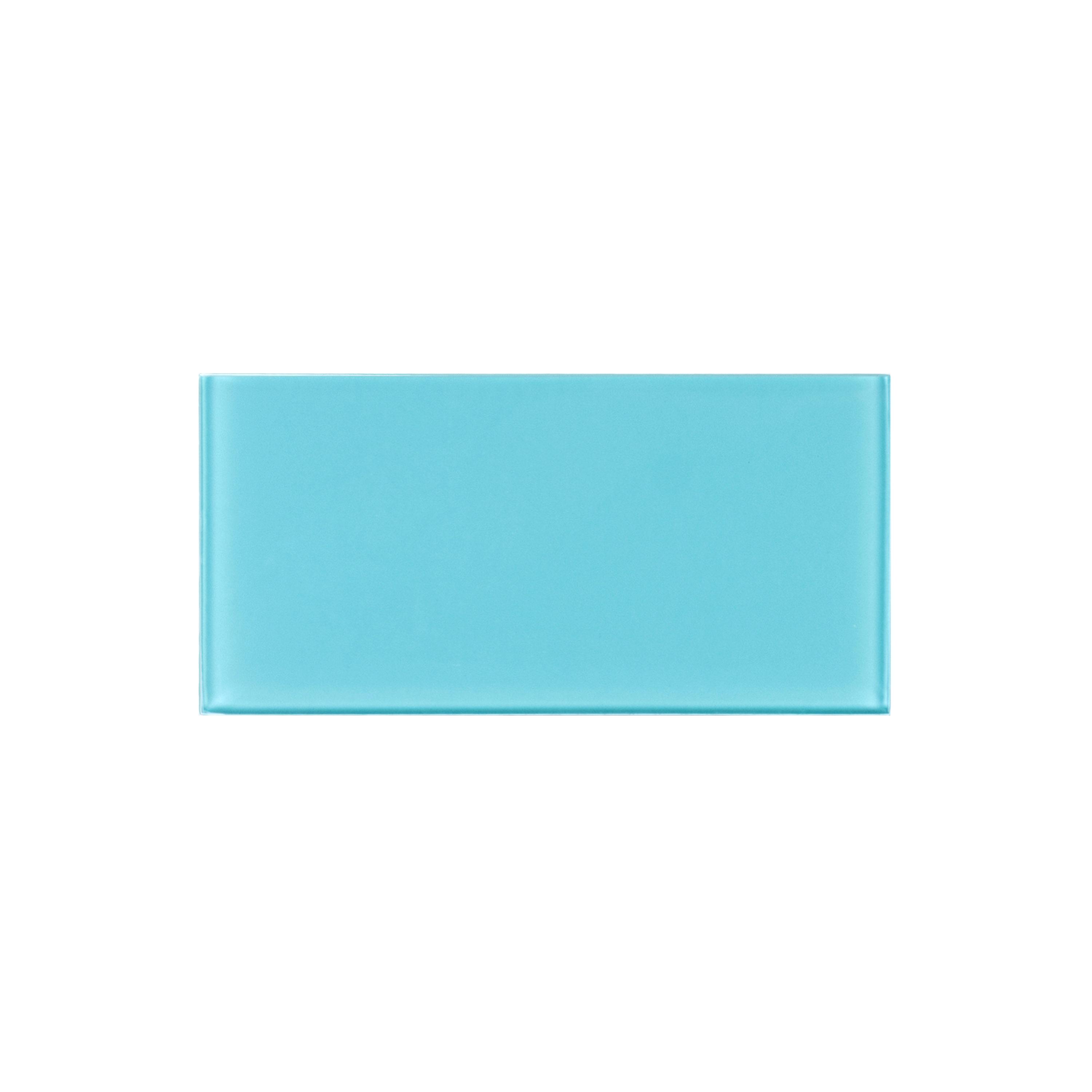 3'' W x 6'' L Glass Peel and Stick Subway Tile
