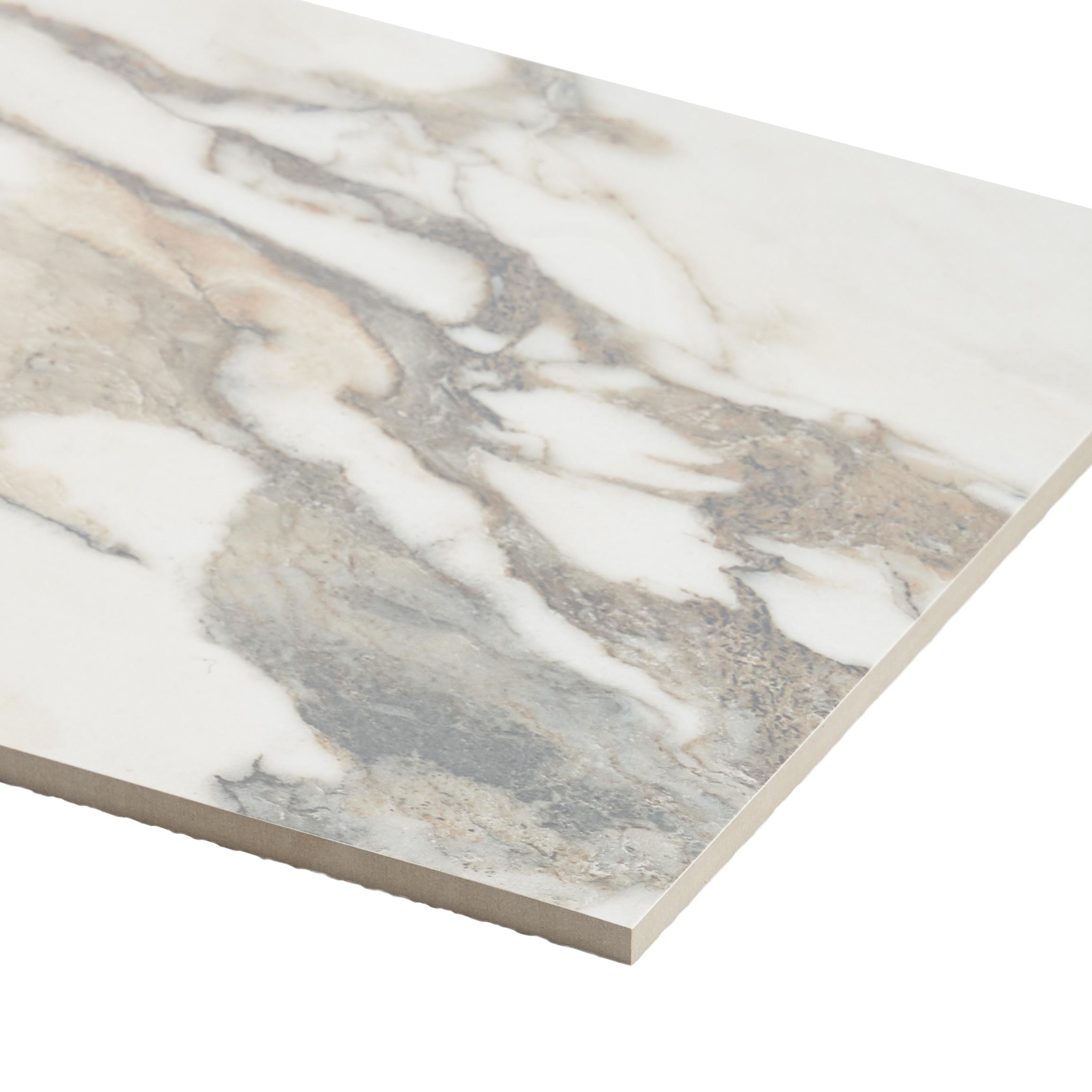 Bond Tile 12" x 24" Polished Marble Look Porcelain Floor and Wall Tile