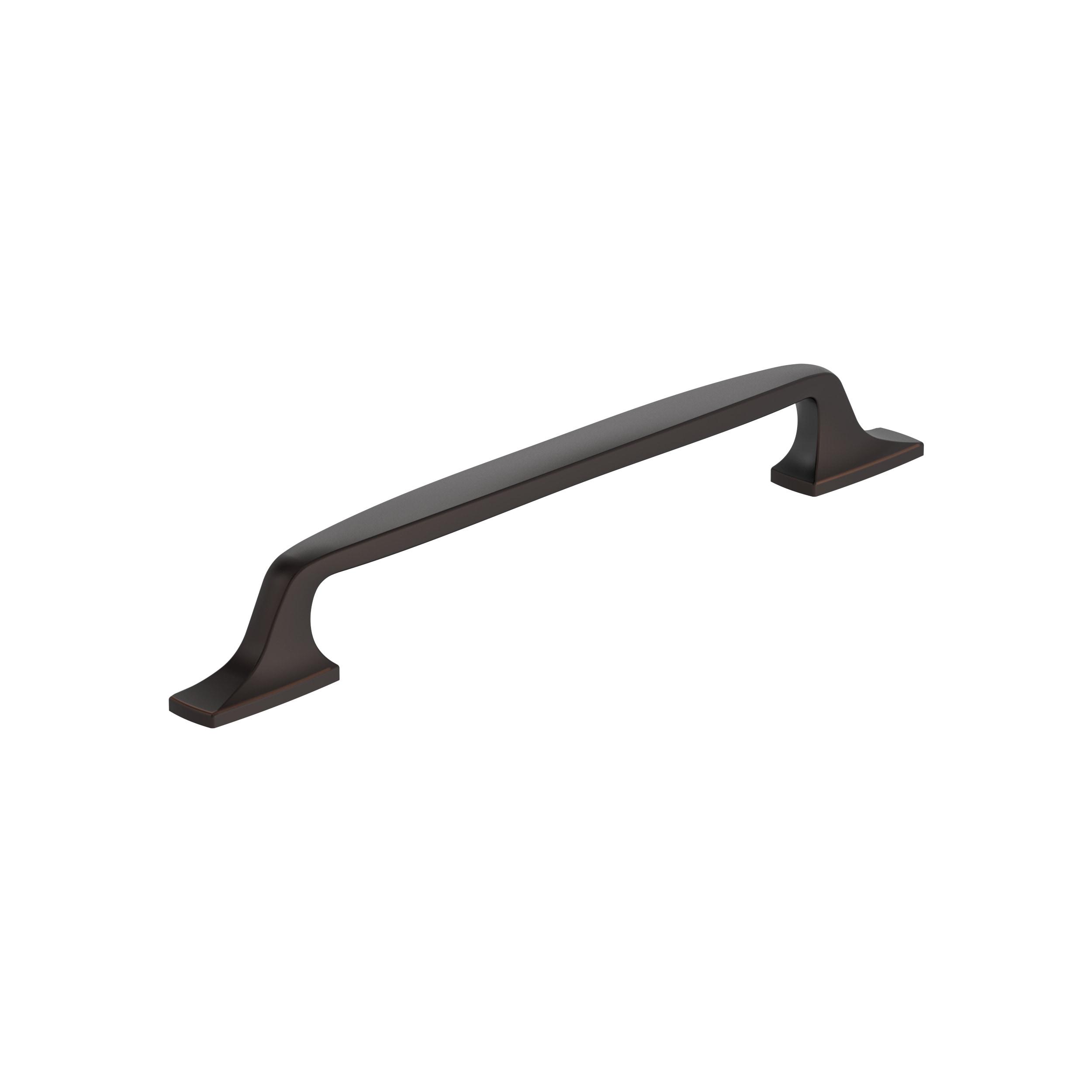 Amerock Highland Ridge 7-9/16 inch (192mm) Center-to-Center Dark Oiled Bronze Cabinet Pull