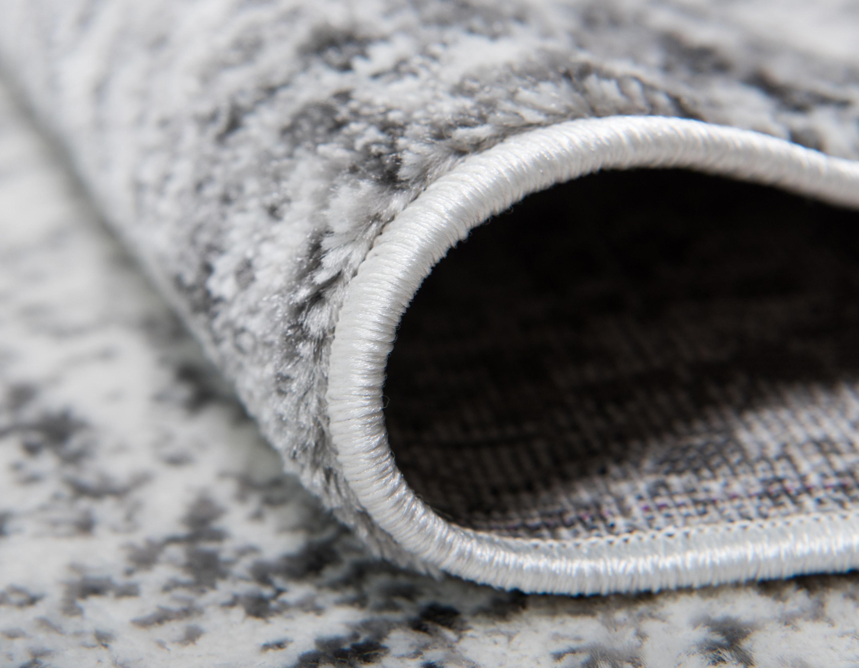 Unique Loom Sofia Collection Area Rug - Casino (3' 3" Round Gray/Beige)
