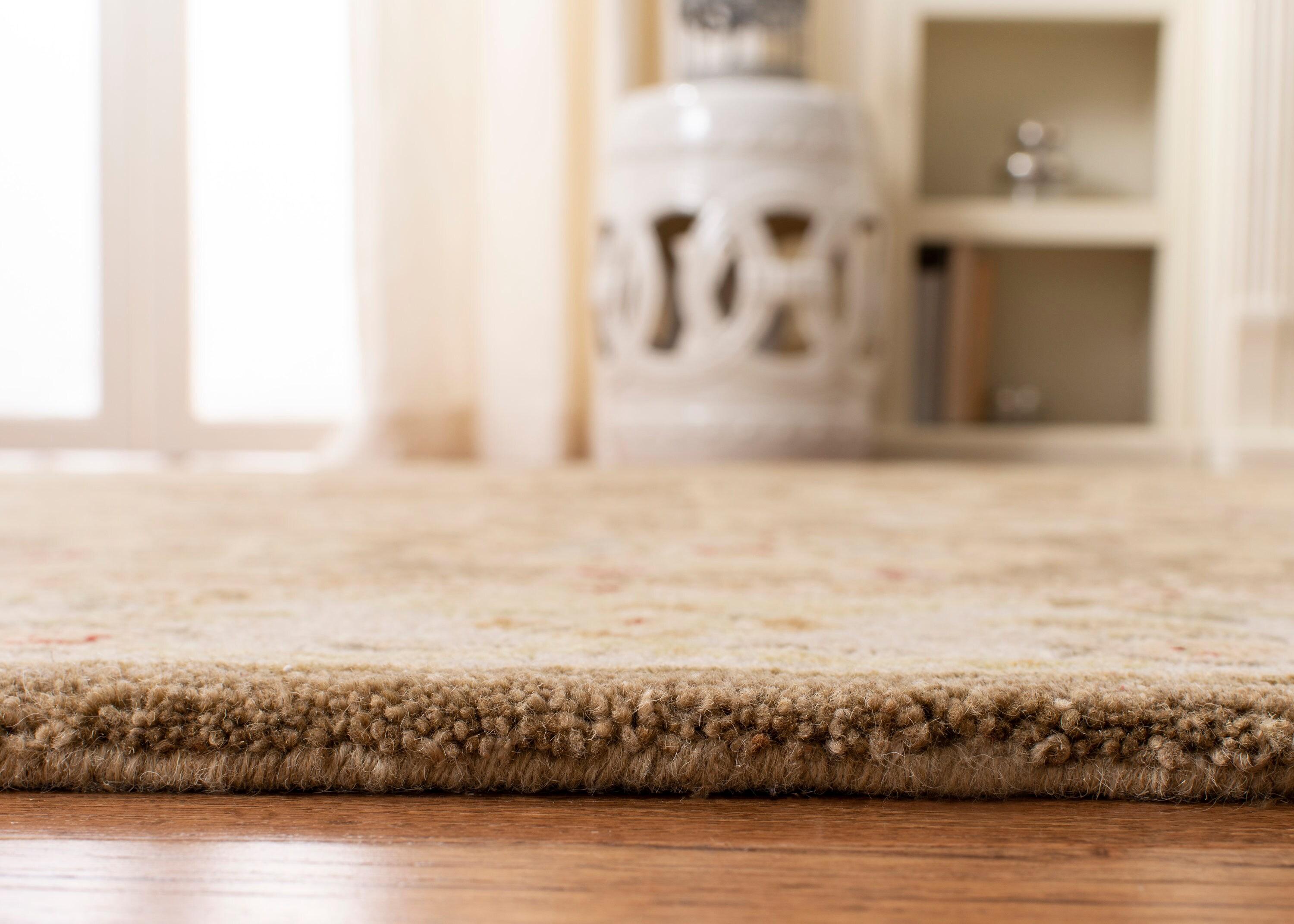 Anatolia AN522 Hand Tufted Indoor Runner Rug - Tan/Ivory - 2'3"x16' - Safavieh