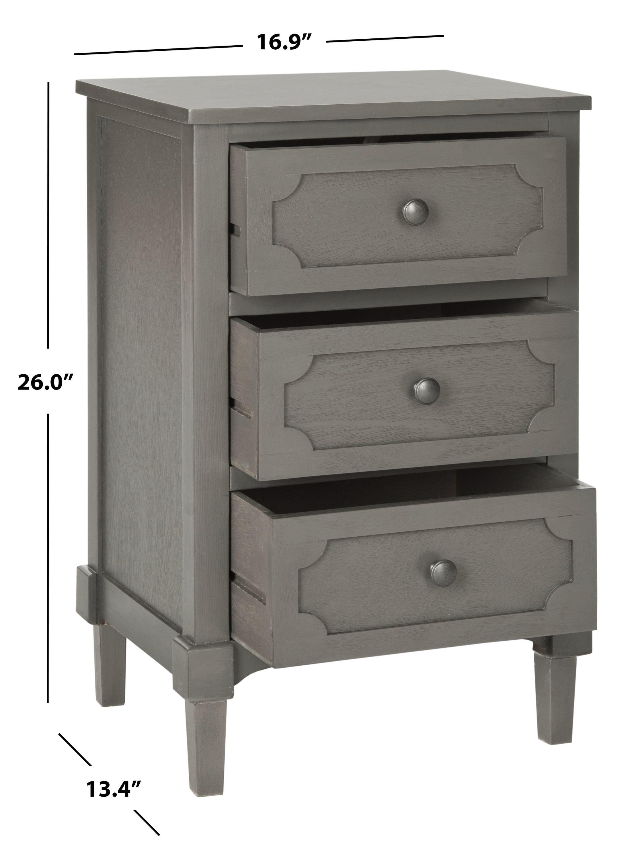 Rosaleen Side Chest - AMH5723 - Grey - Safavieh Couture