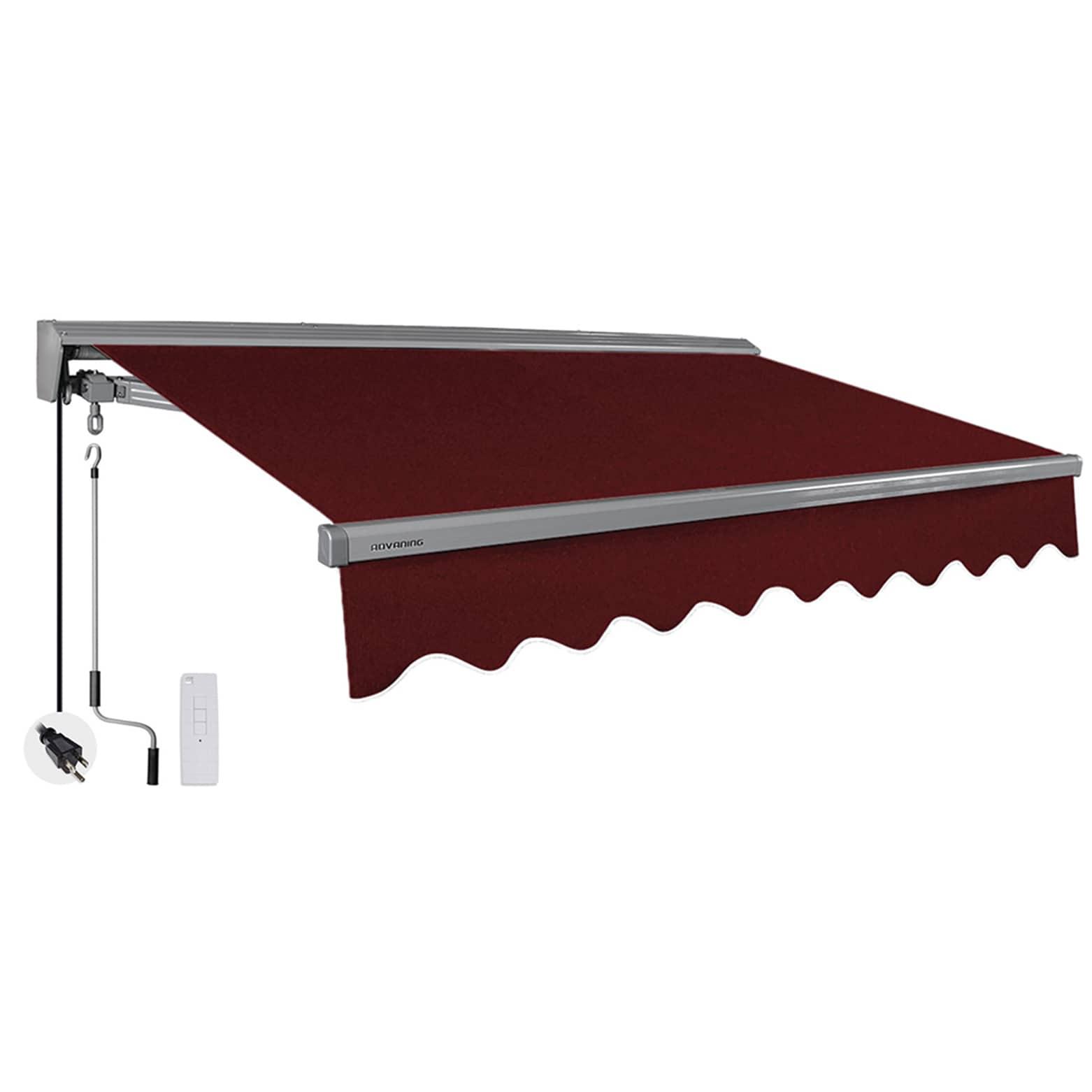 Classic Motorized Retraction Slope Patio Awning