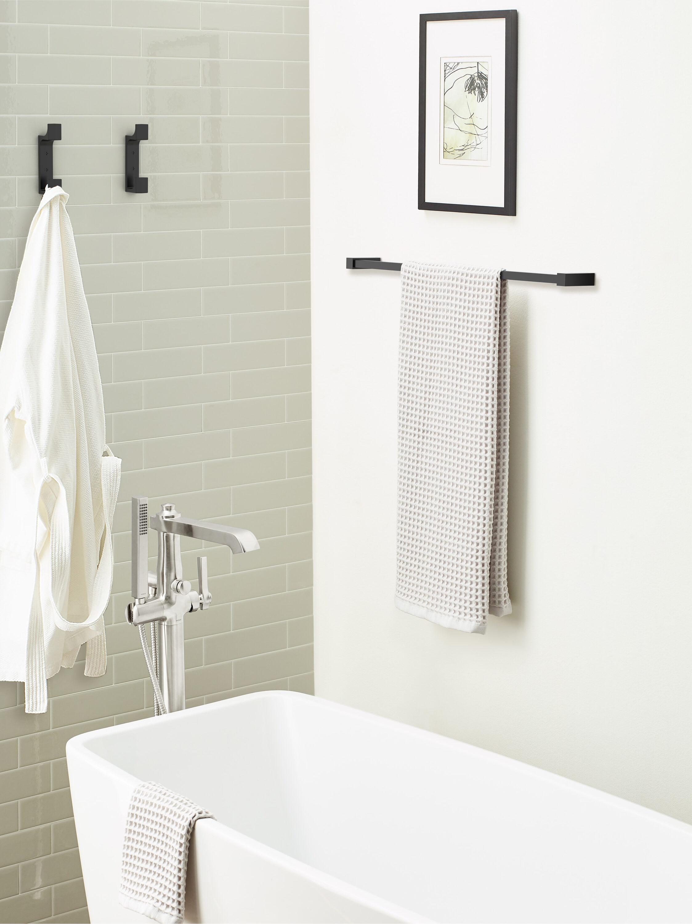 Amerock Bray Contemporary Double Prong Decorative Wall Hook