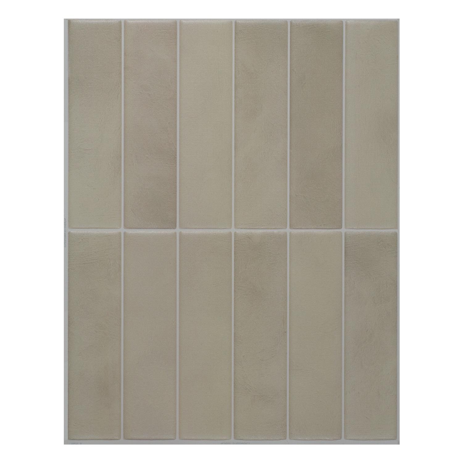 Peel and Stick Gel Backsplash Tile Morocco 11.5'' x 9'' (Set of 4)