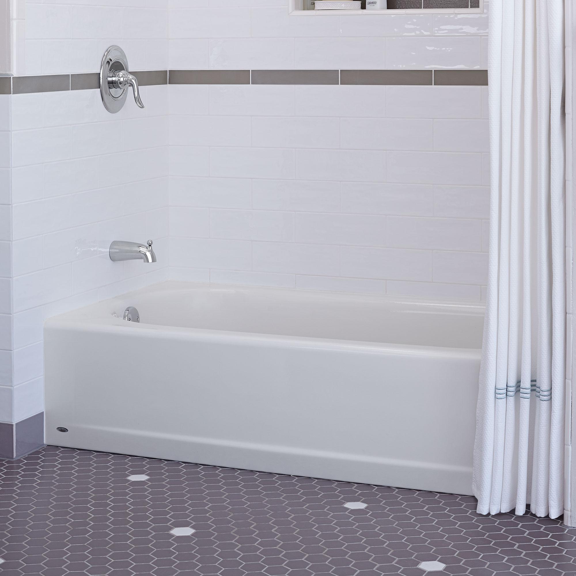 Princeton 60'' x 30'' Alcove / Tile In Soaking Porcelain Bathtub