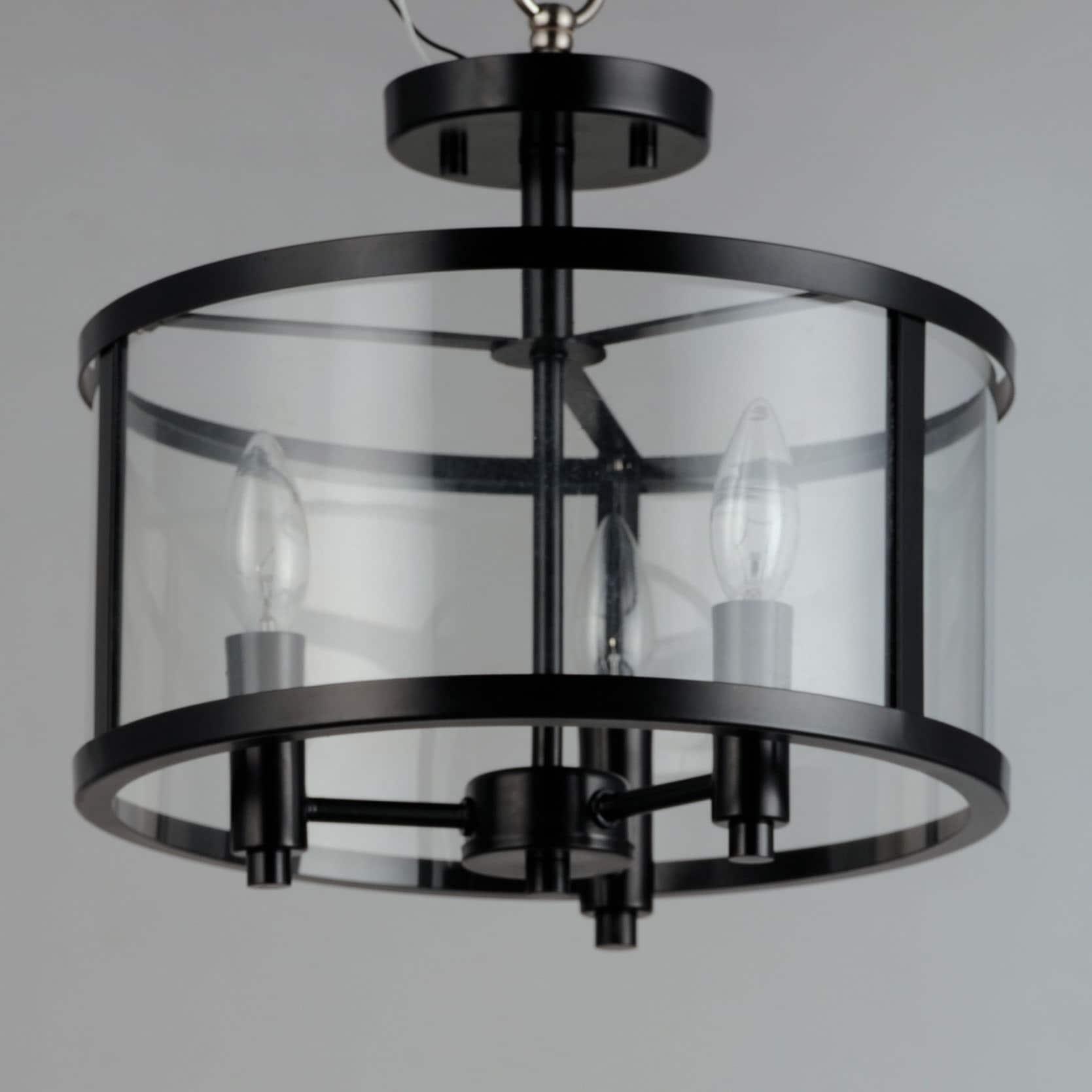 Maxim Lighting - Three Light Semi Flush Mount - Sentinel - Three Light