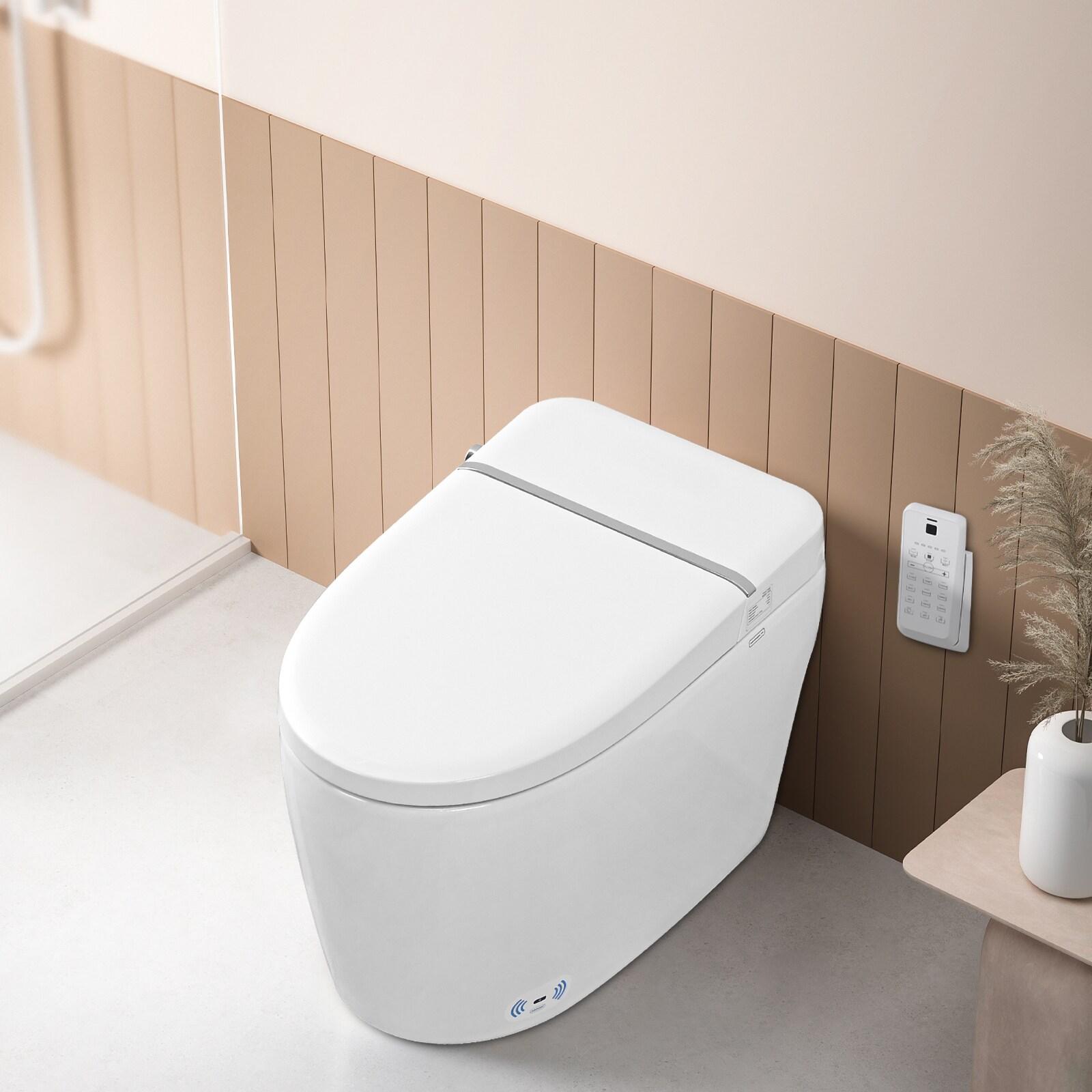 VIBRANTBATH 1.1 Gallons GPF Elongated Bidet Toilet (Seat Included)