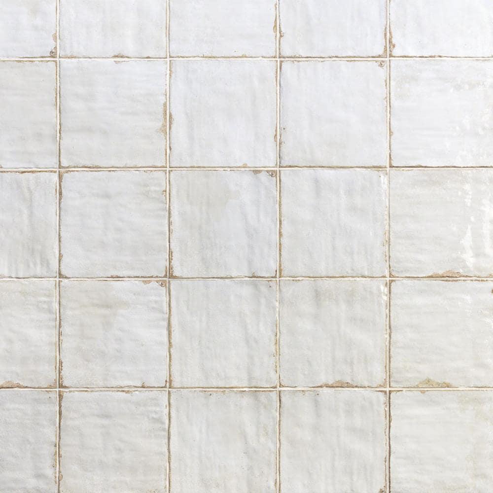 Artmore Tile Haven Blanco 8-in x 8-in Polished Ceramic Stone look Standard Wall Tile ( 10.76-sq ft Carton )