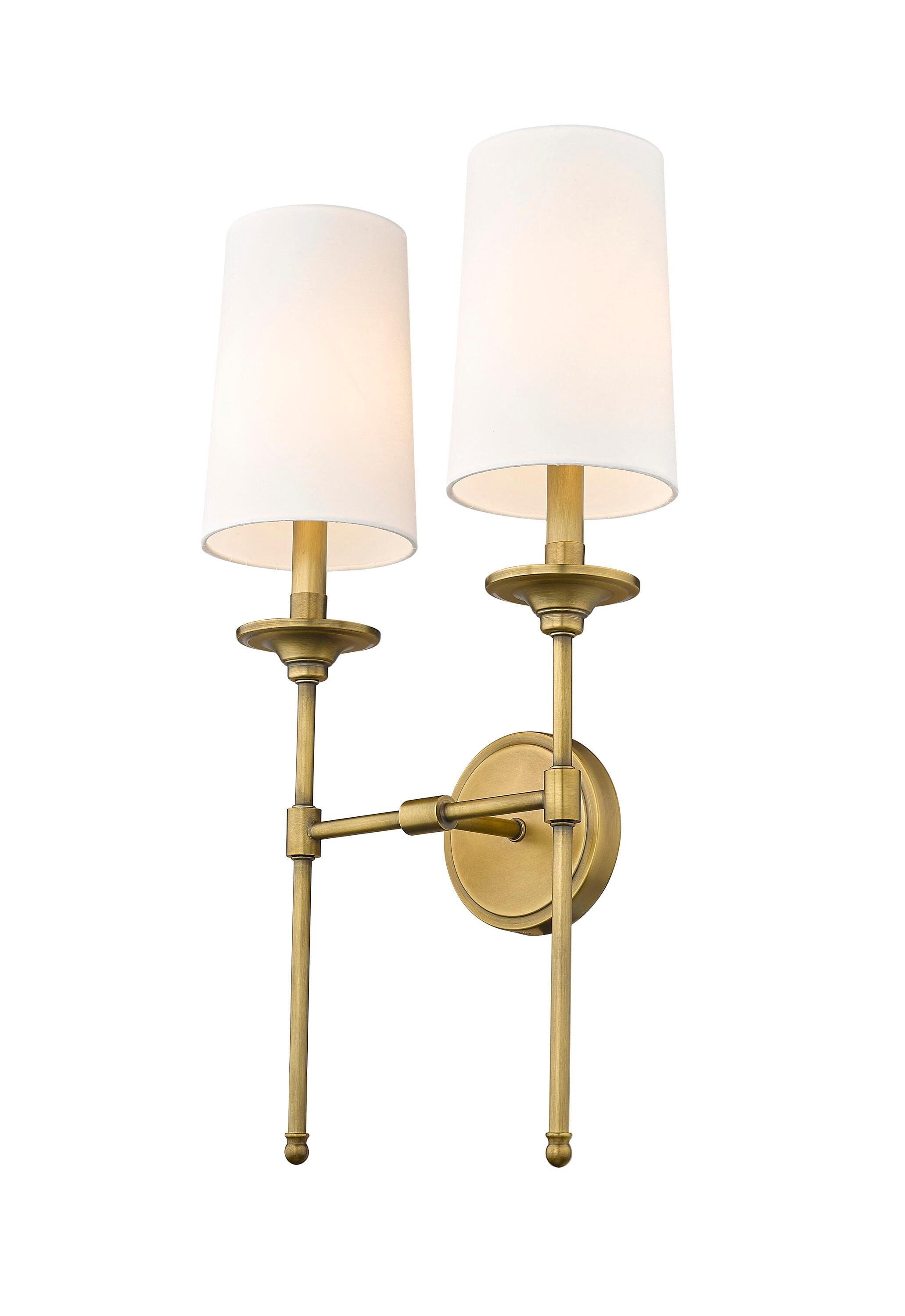 Z-Lite Emily 2 - Light Wall Light in  Rubbed Brass