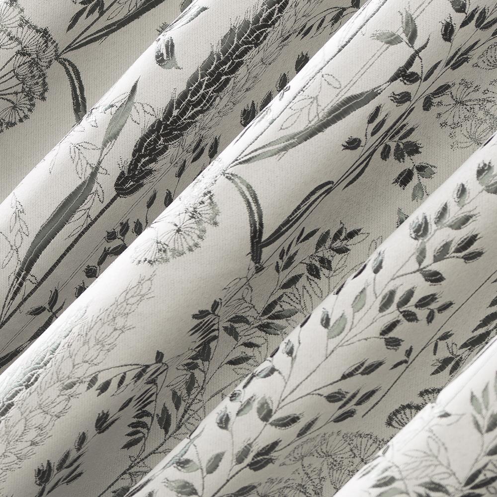 Scott Living Aubry Shimmering Floral 100% Blackout Back Tab Curtain Panel