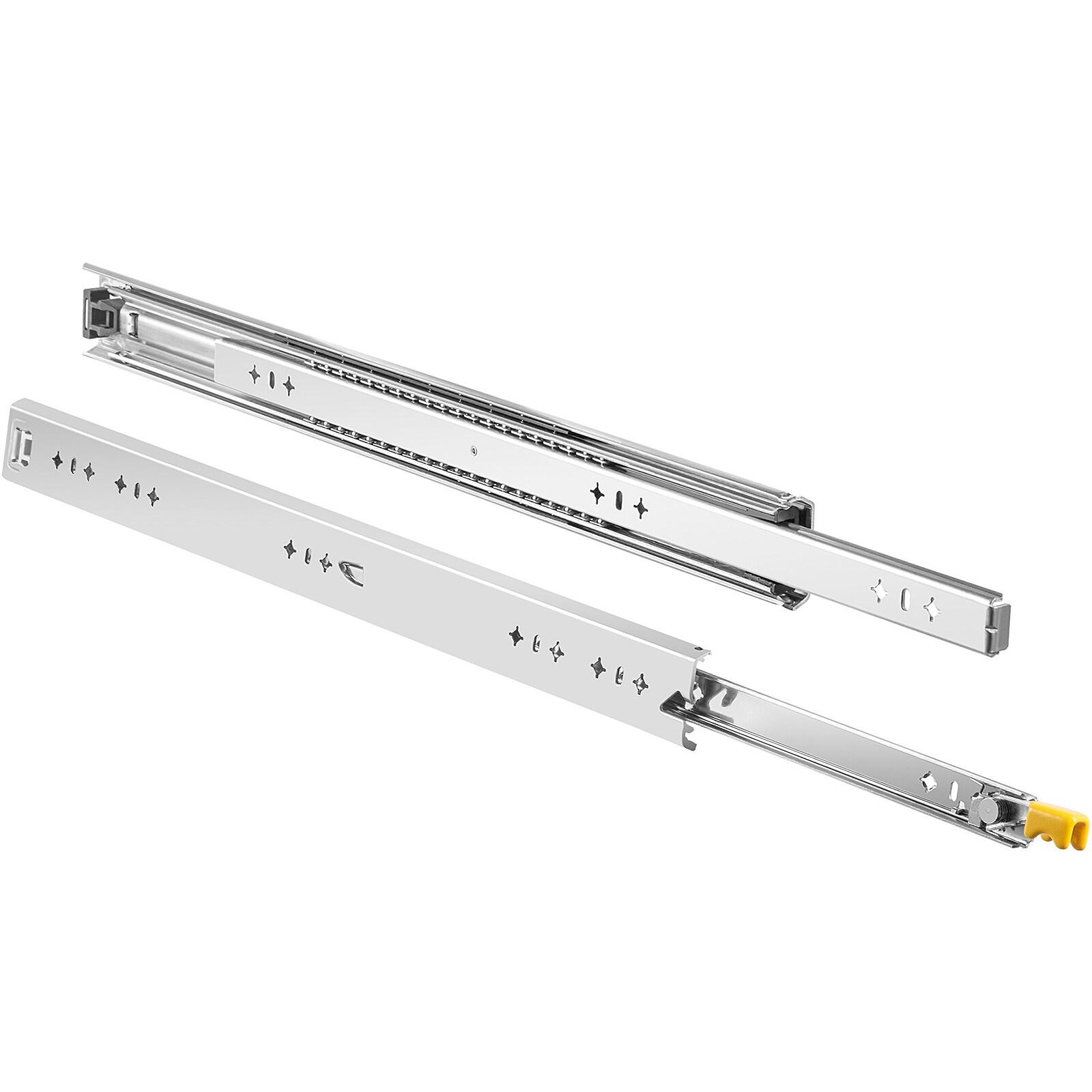 VEVOR Full Extension 2.1'' Side Mount Metal Drawer Slide (Set of 2)