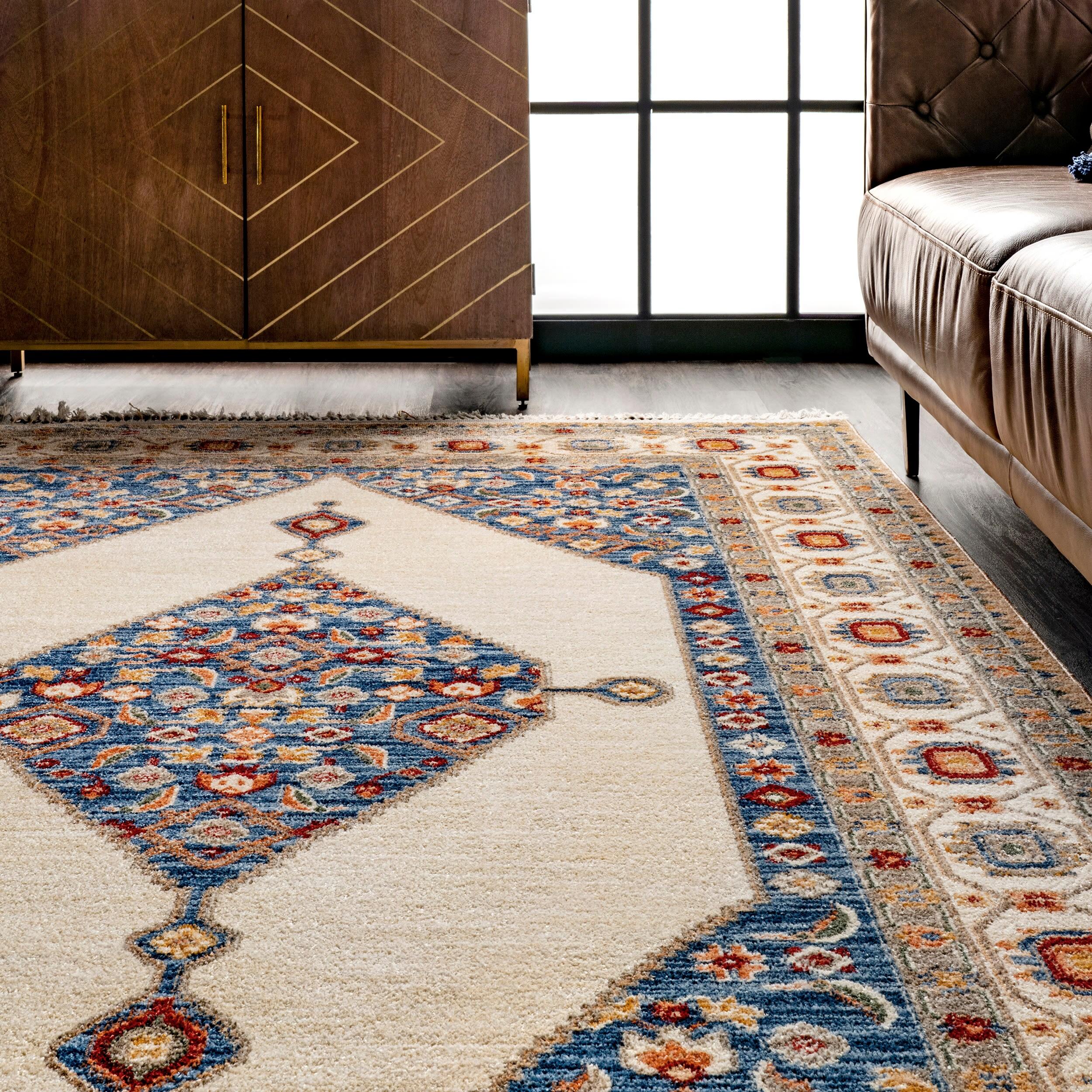 Nuloom Halley Floral Cardinal Medallion Indoor Area Rug, 3' x 5'