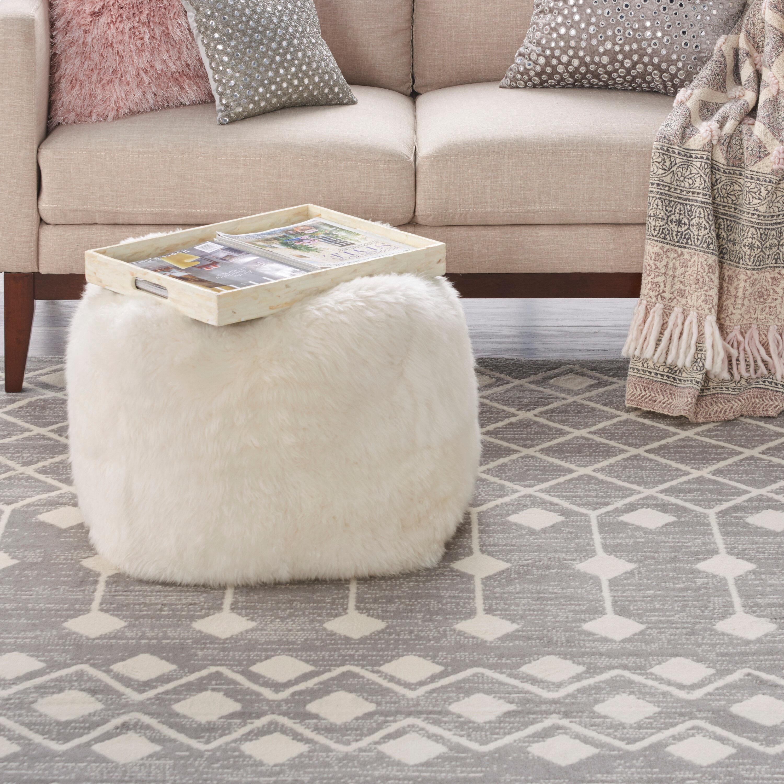 Nourison Grafix GRF37 Indoor Area Rug Grey 7'10" x 9'10"