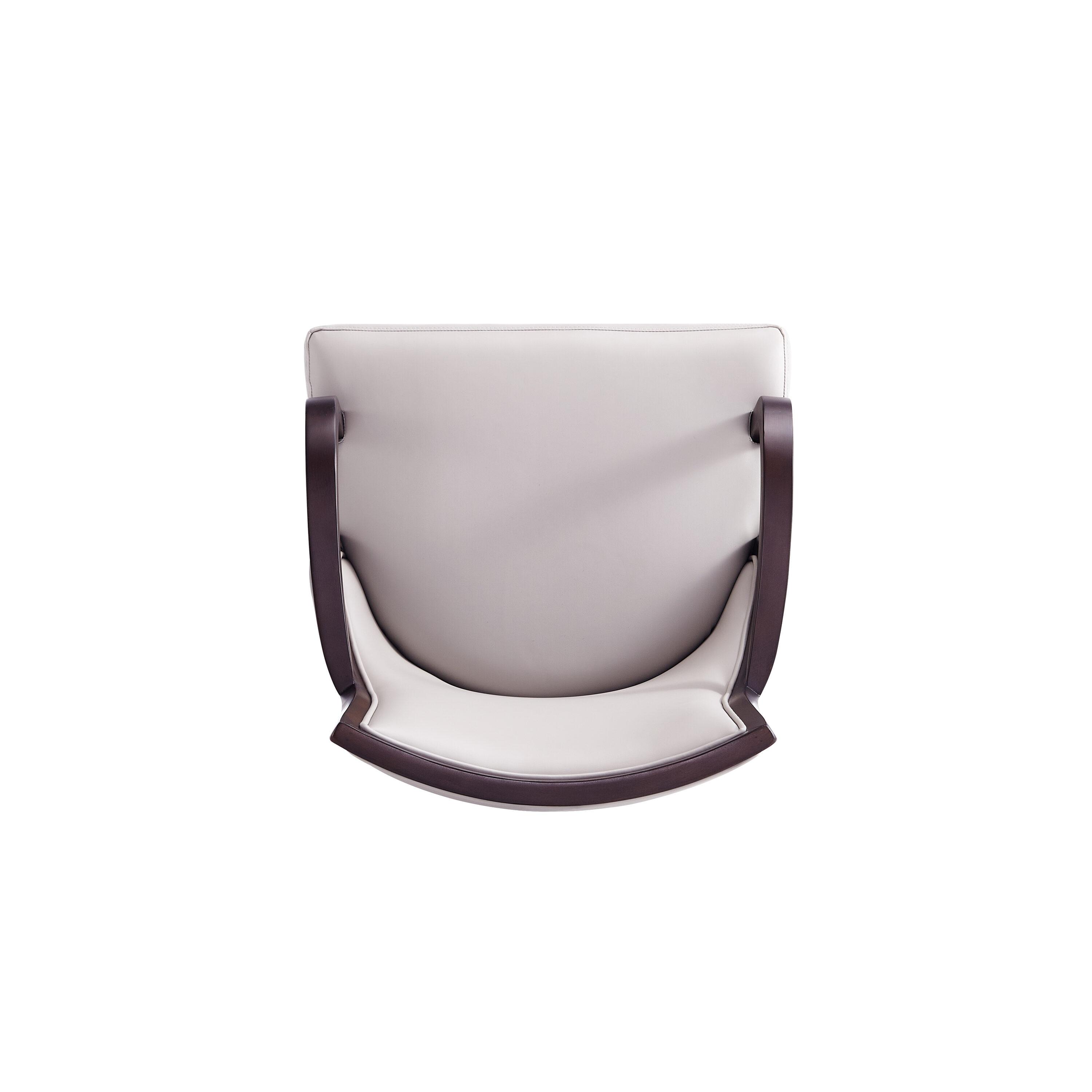 Grand Faux Leather Dining Armchair  with Beech Wood Frame (Set of 2)
