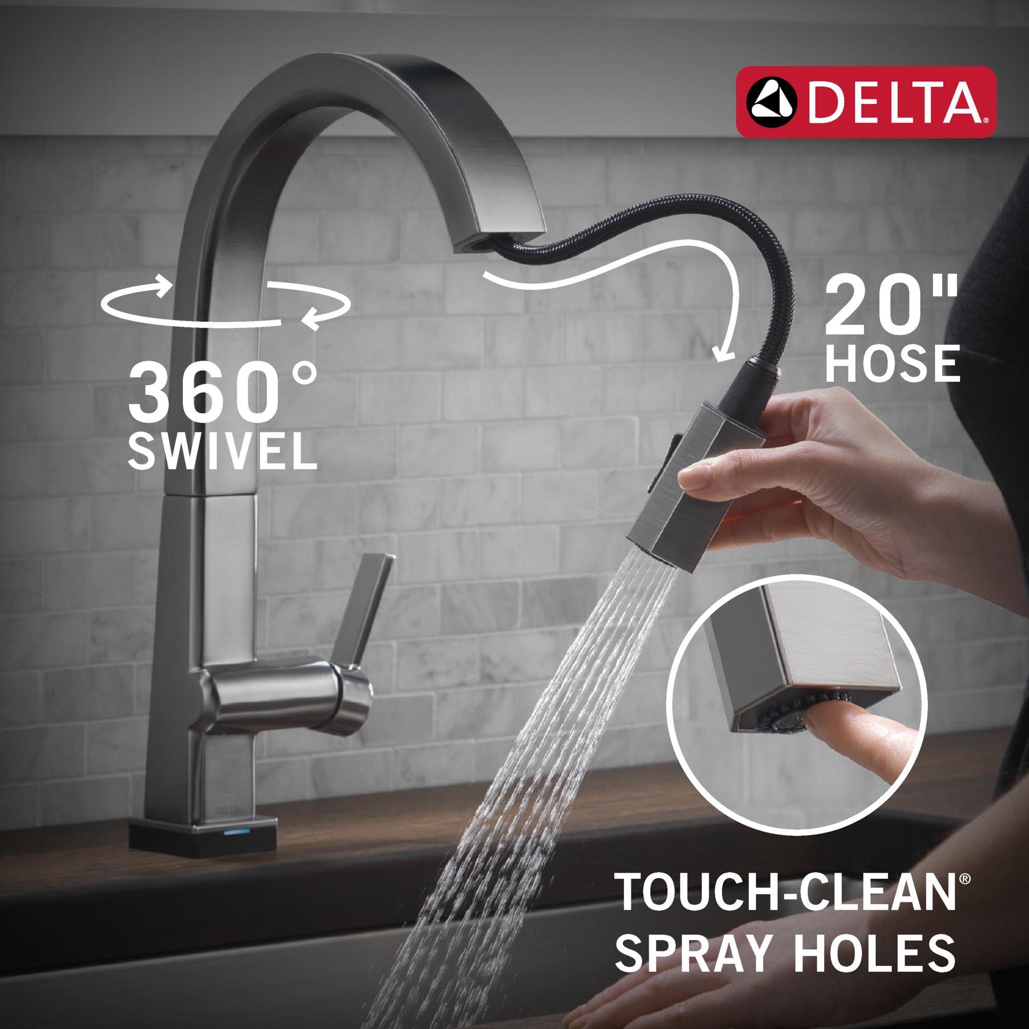 Pivotal Pull Down Touch Single Handle Kitchen Faucet with Touch20 Technology