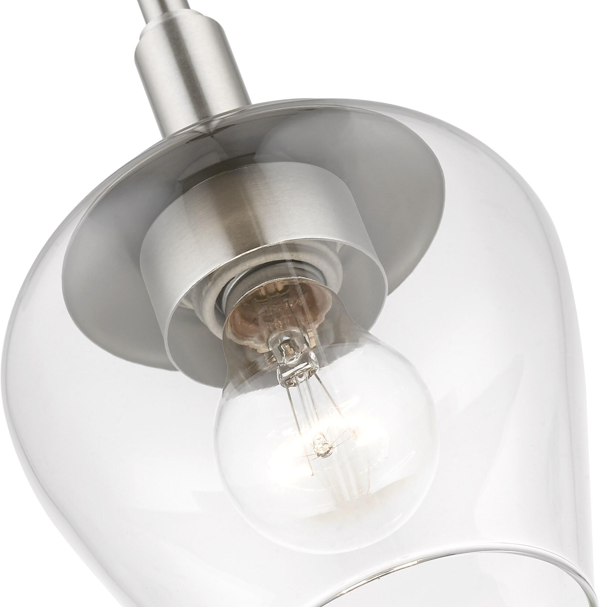 Livex Lighting Willow 1 - Light Pendant in  Brushed Nickel