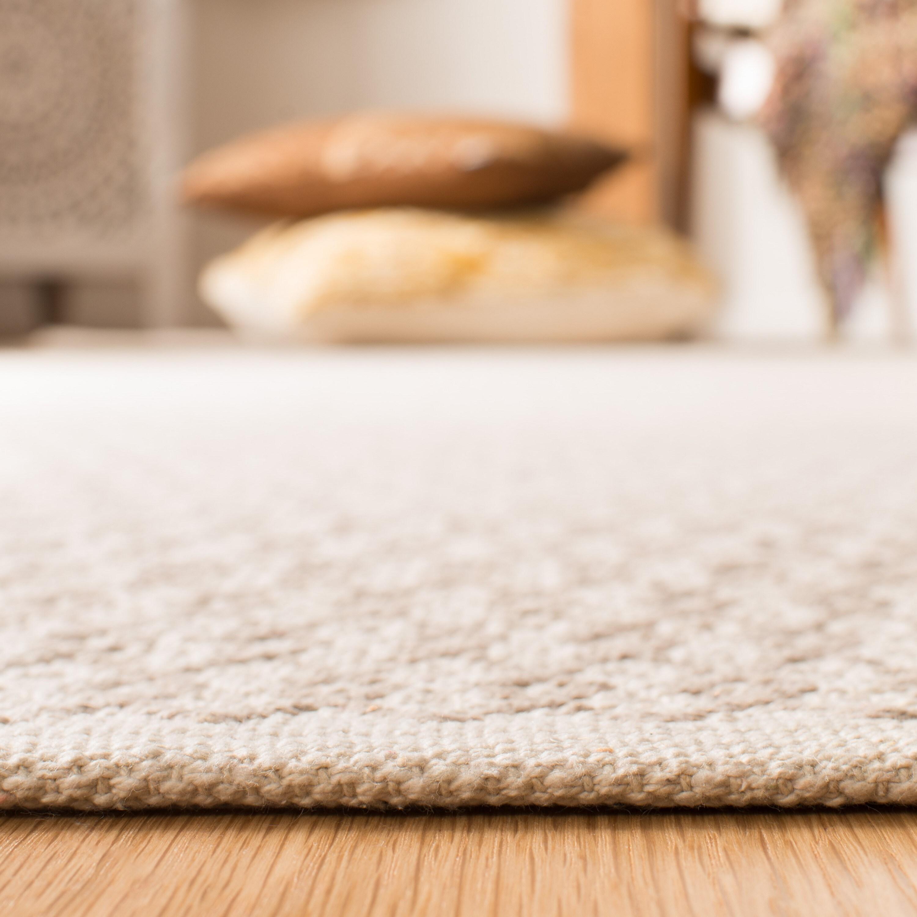 Montauk MTK339 Hand Woven Indoor Area Rug - Ivory/Grey - 6'x6' - Safavieh