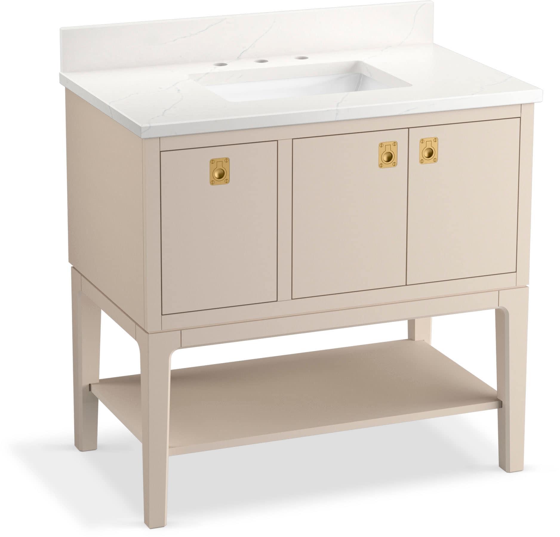 Seagrove By Studio McGee 36 in. Bathroom Vanity Cabinet With Sink And Quartz Top