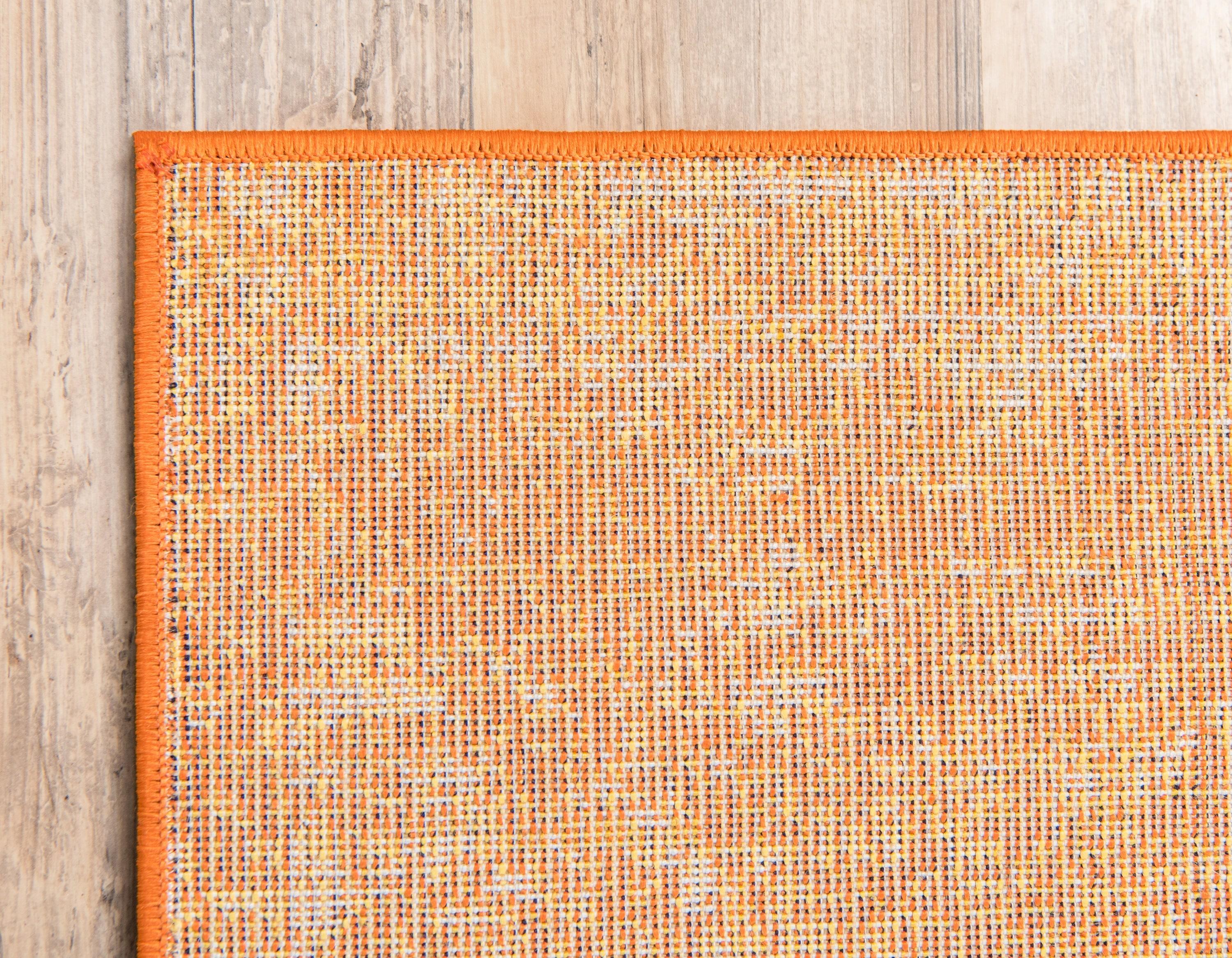 Unique Loom 7' 0 x 10' 0 Sofia Casino Orange Area Rug