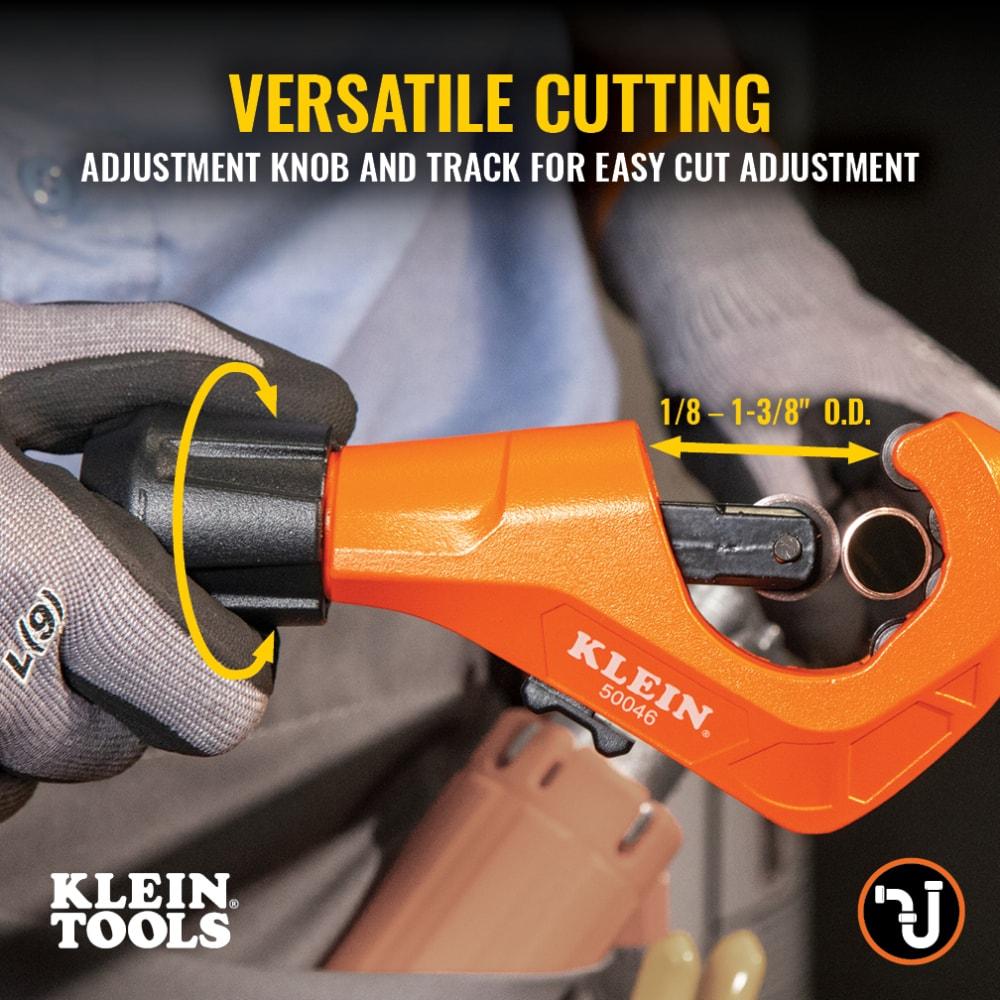 6.4" Orange and Black High Carbon Steel Tubing Cutter