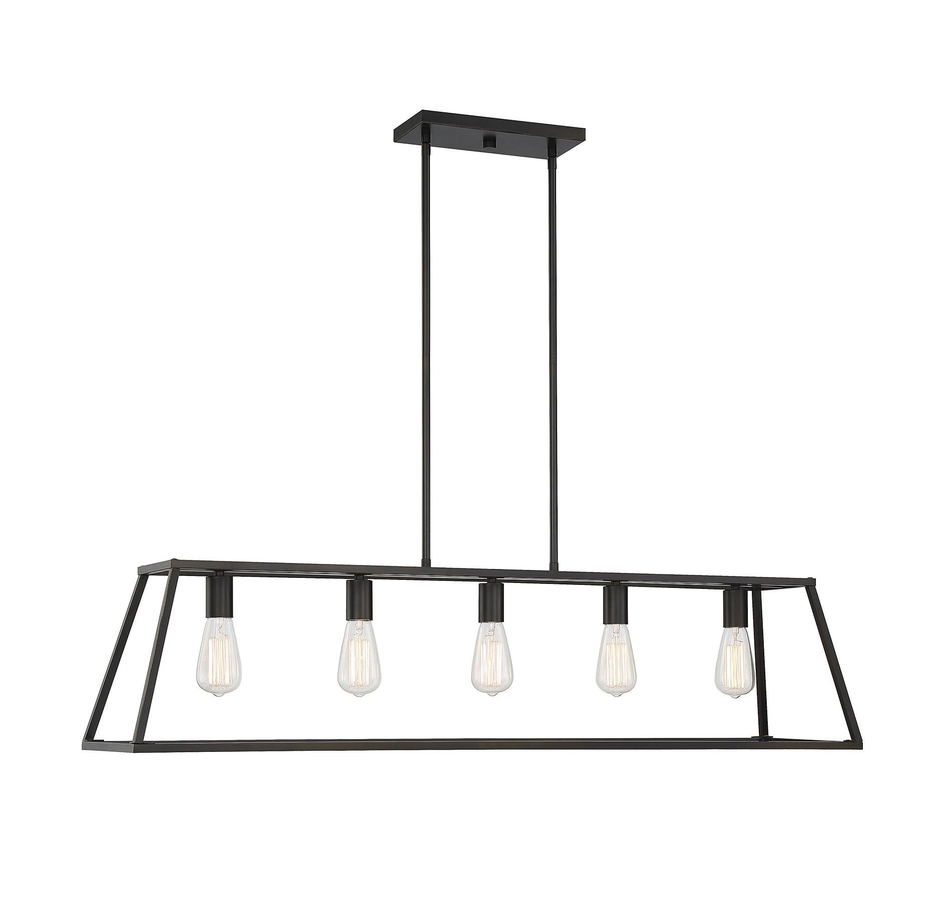 Clare 5 Light Metal Dimmable Kitchen Island Chandelier