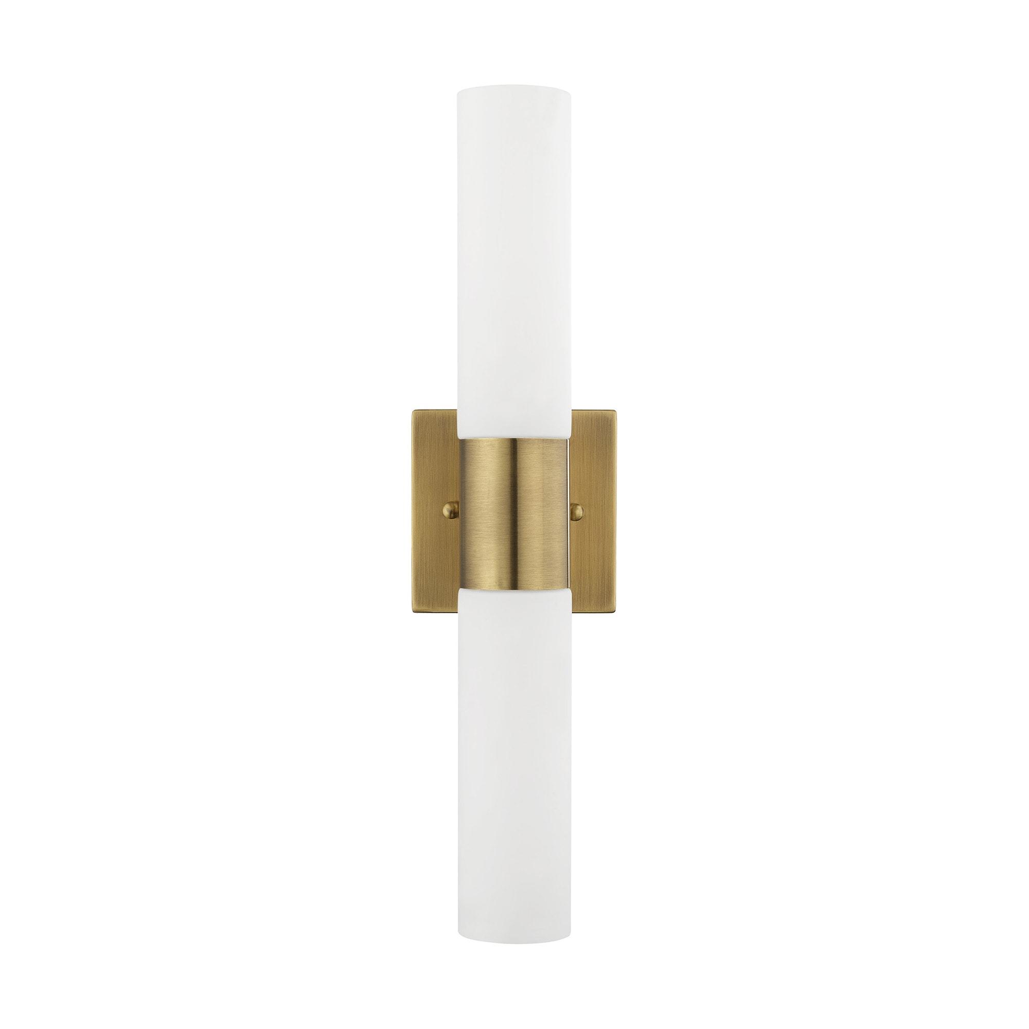 Livex Lighting Aero 2 - Light Vanity in  Antique Brass