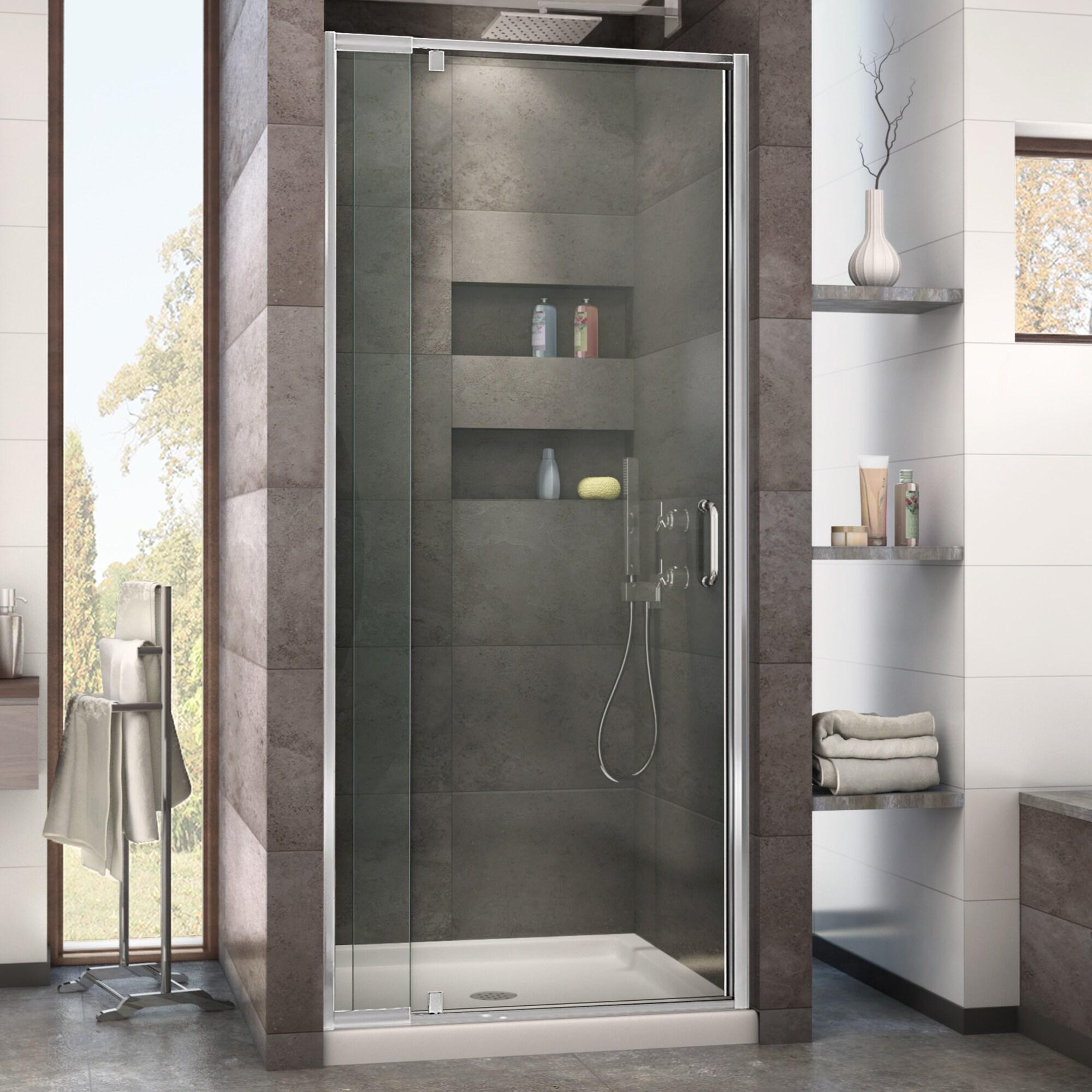 Dreamline Flex 36" x 74.75" Hinged Framed Shower Door