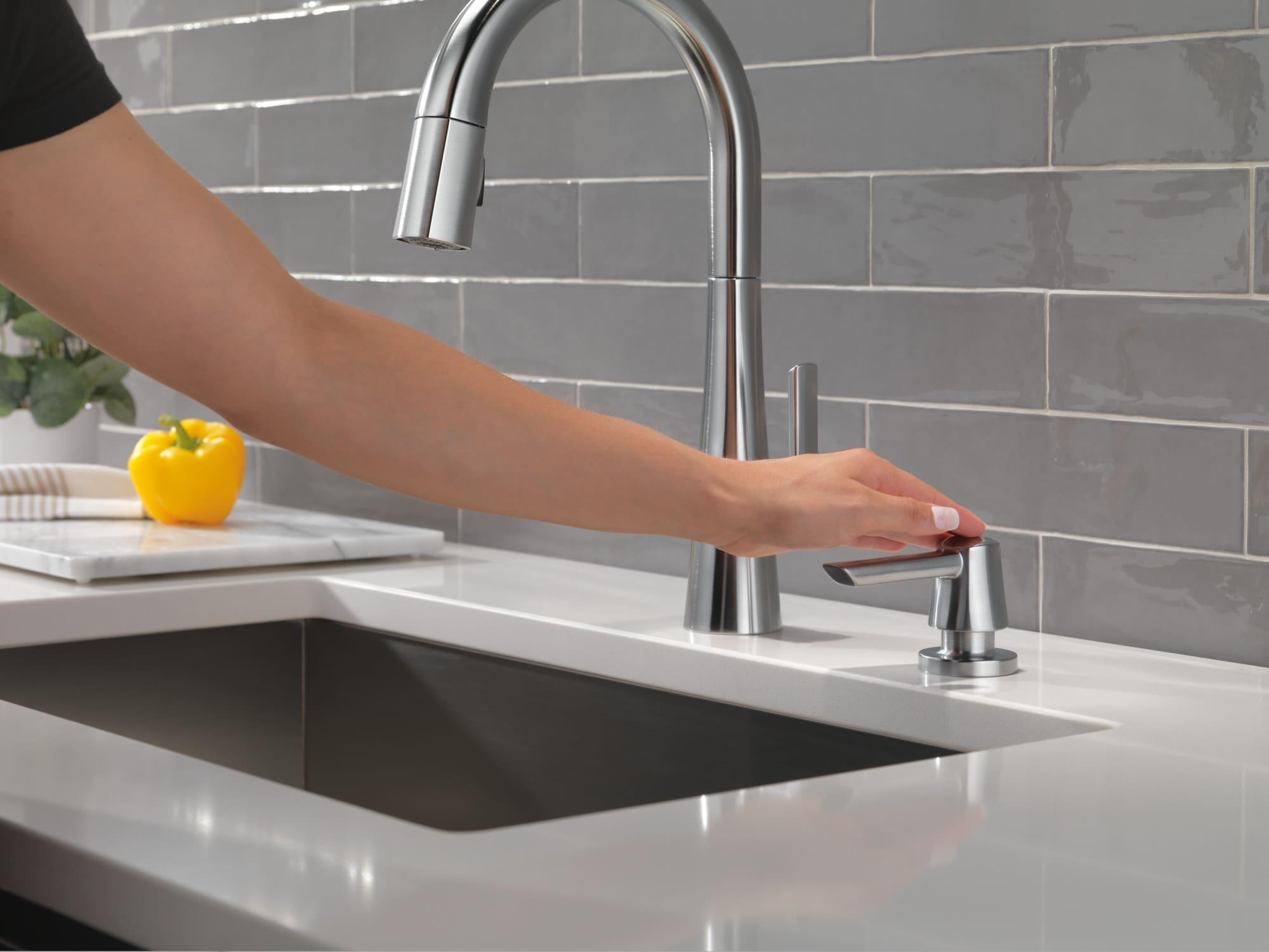 Delta Rp101850 Monrovia Deck Mounted Soap Dispenser - Lumicoat Arctic Stainless