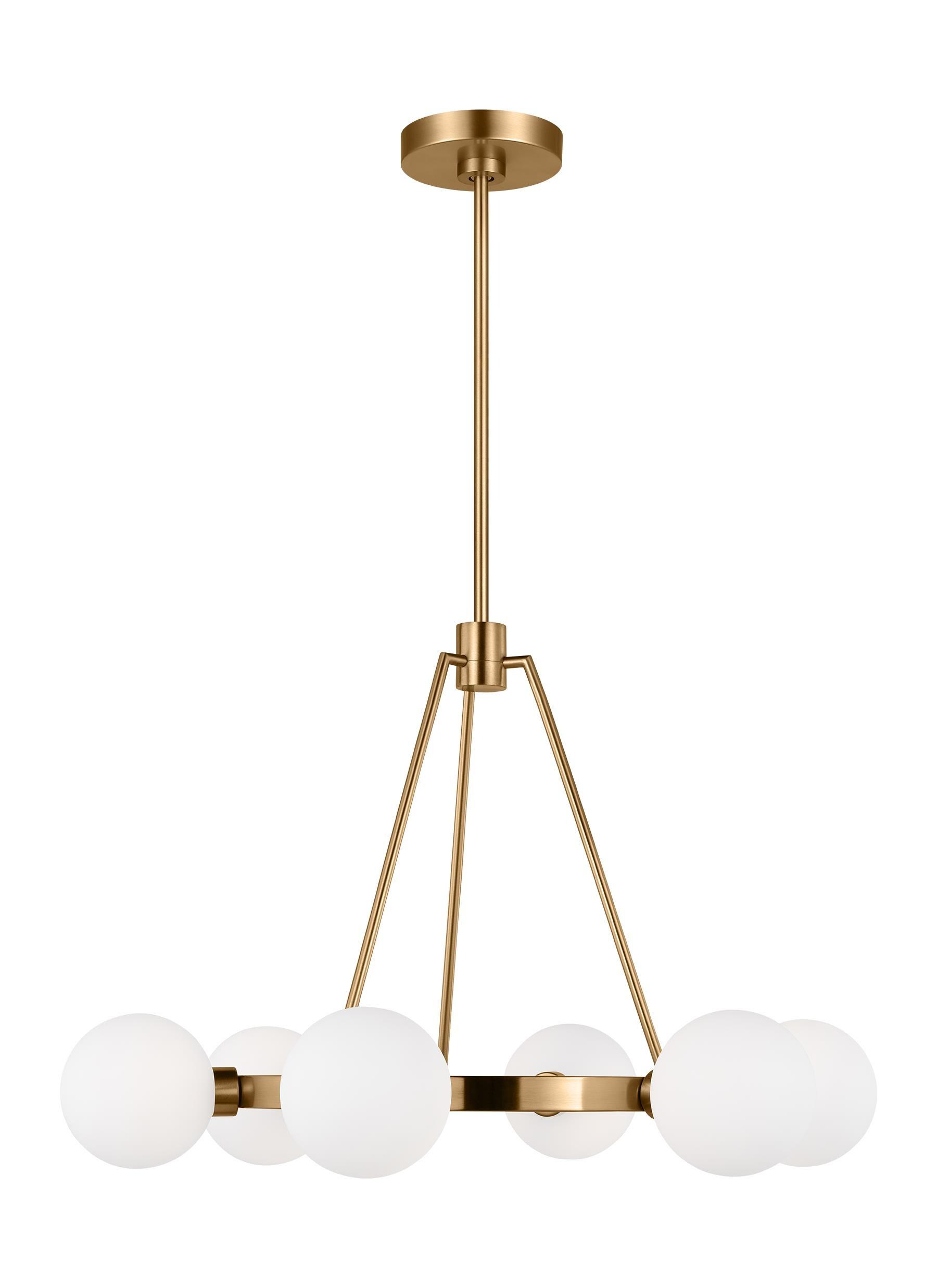Helen 6 Light Metal Dimmable Chandelier