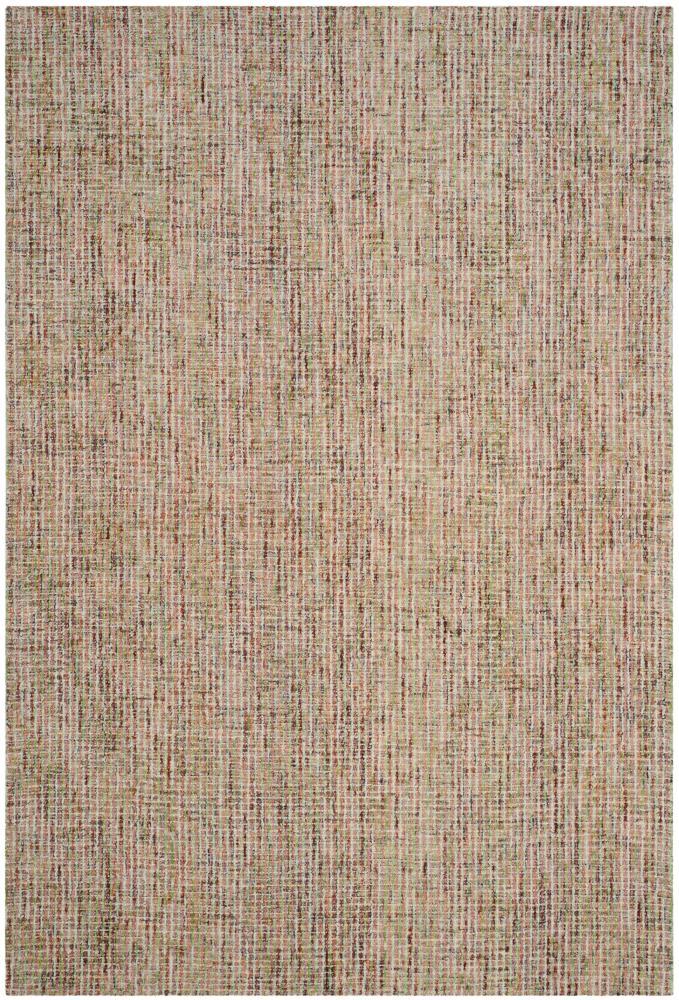 Abstract ABT468 Handmade Indoor Area Rug - Gold/Blue - 5'x8' - Safavieh