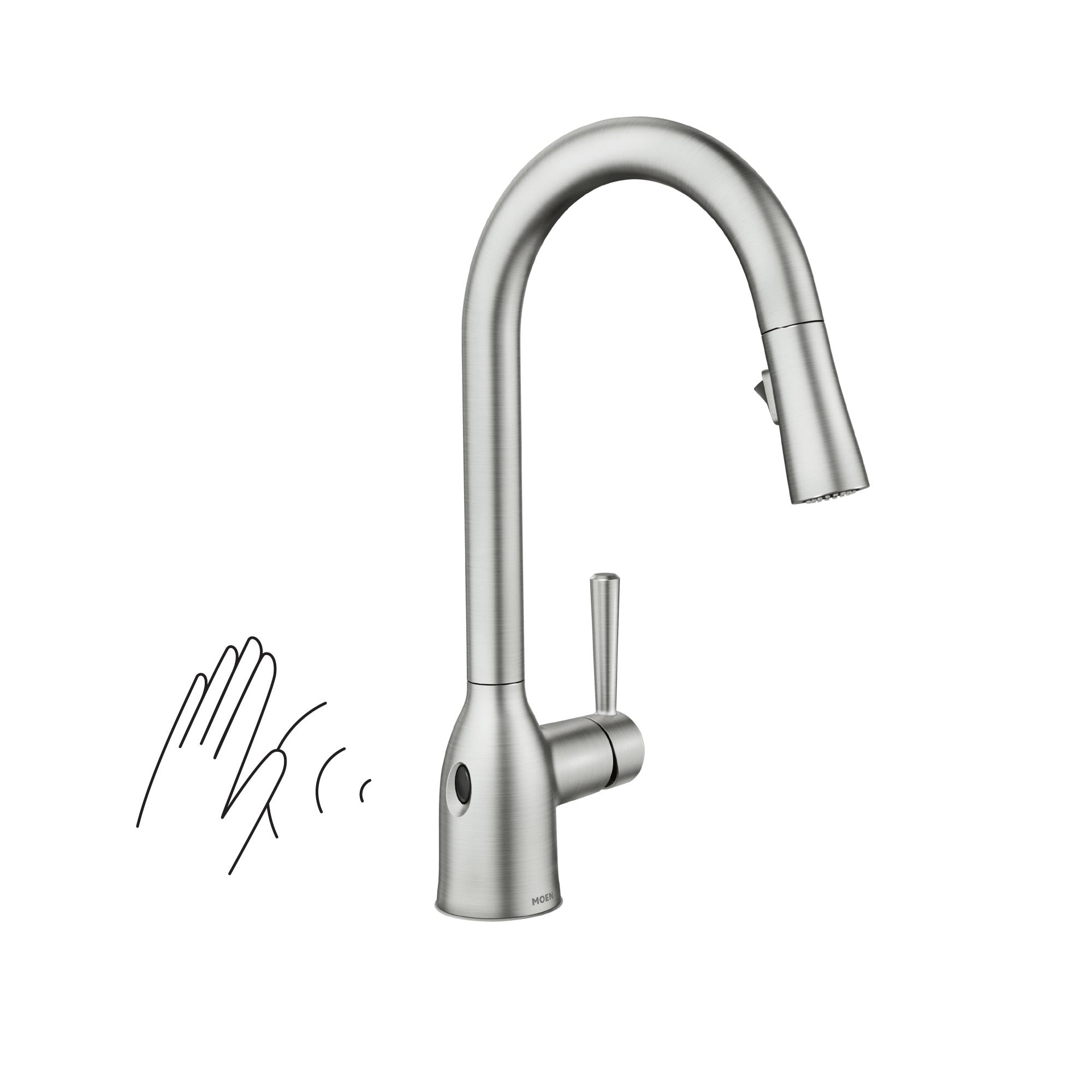 Adler Stainless Steel Touchless Pull-Down Kitchen Faucet