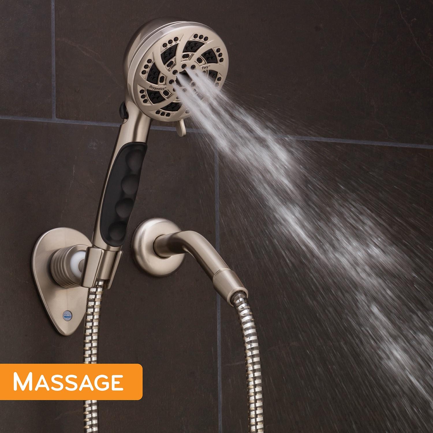 Oxygenics Fury RV Brushed Nickel Handheld Shower Head