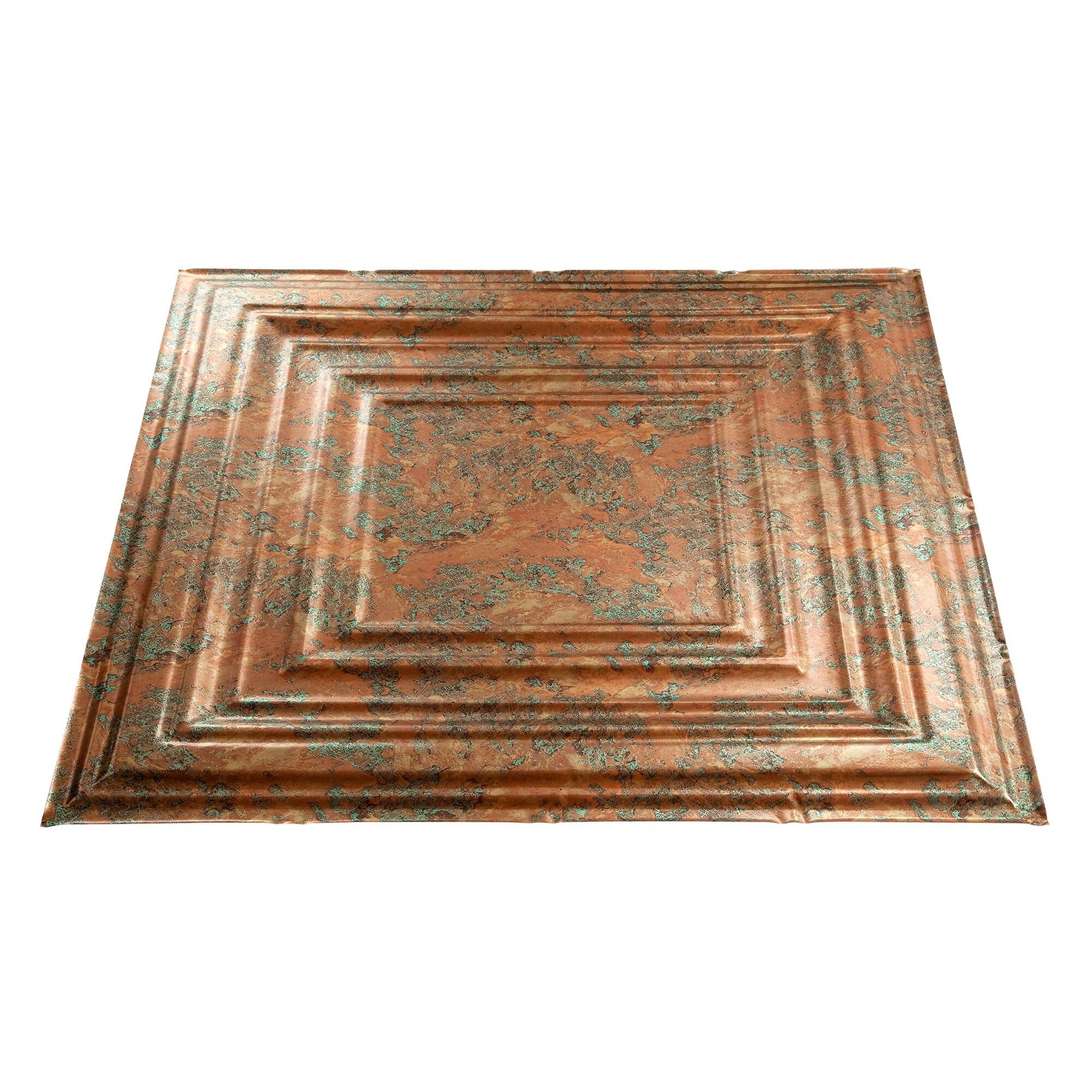 Traditional 24'' L x 24'' W Textured PVC Drop-In Ceiling Tile