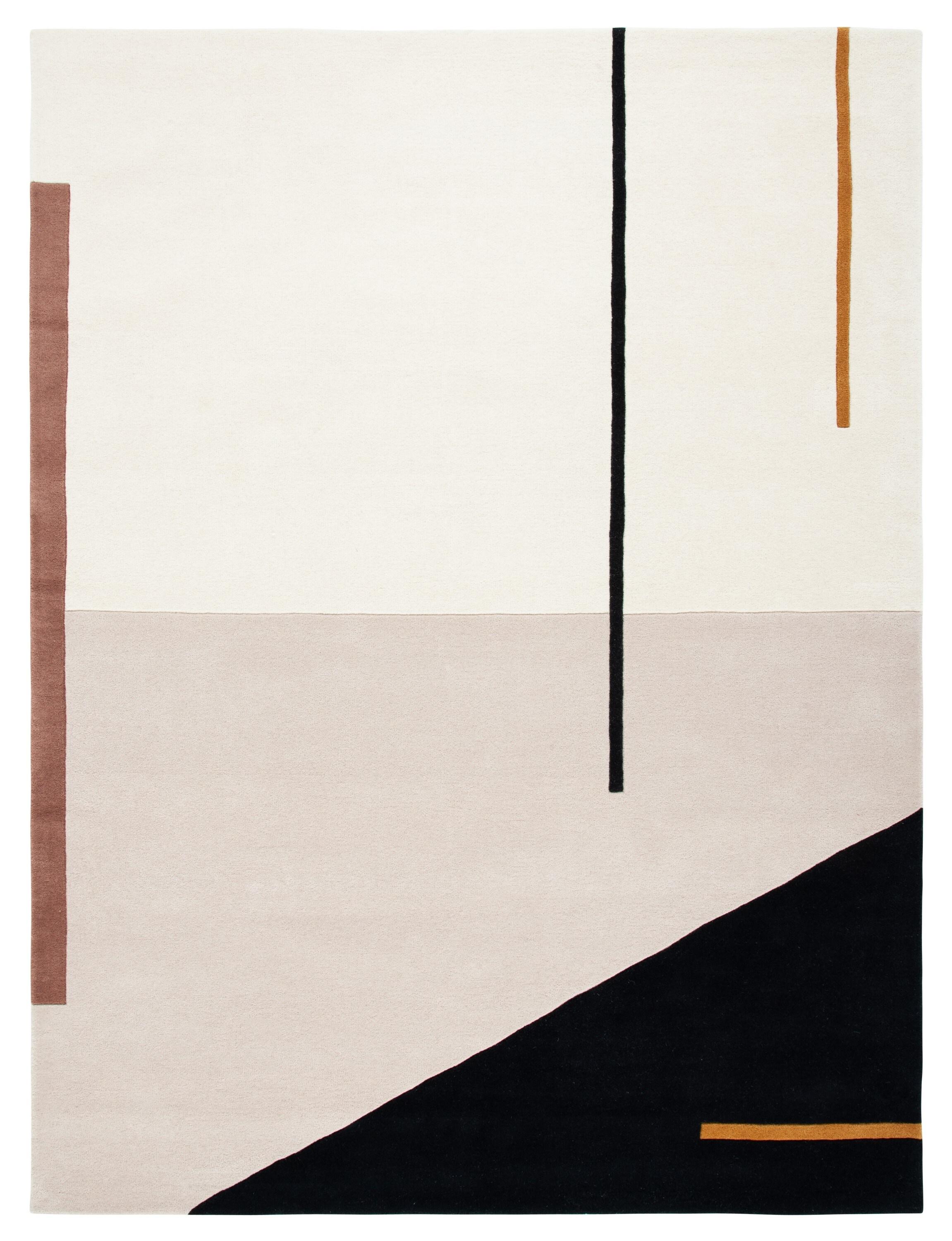 SAFAVIEH Fifth Avenue Dawa Abstract Area Rug, Ivory/Black, 10' x 14'