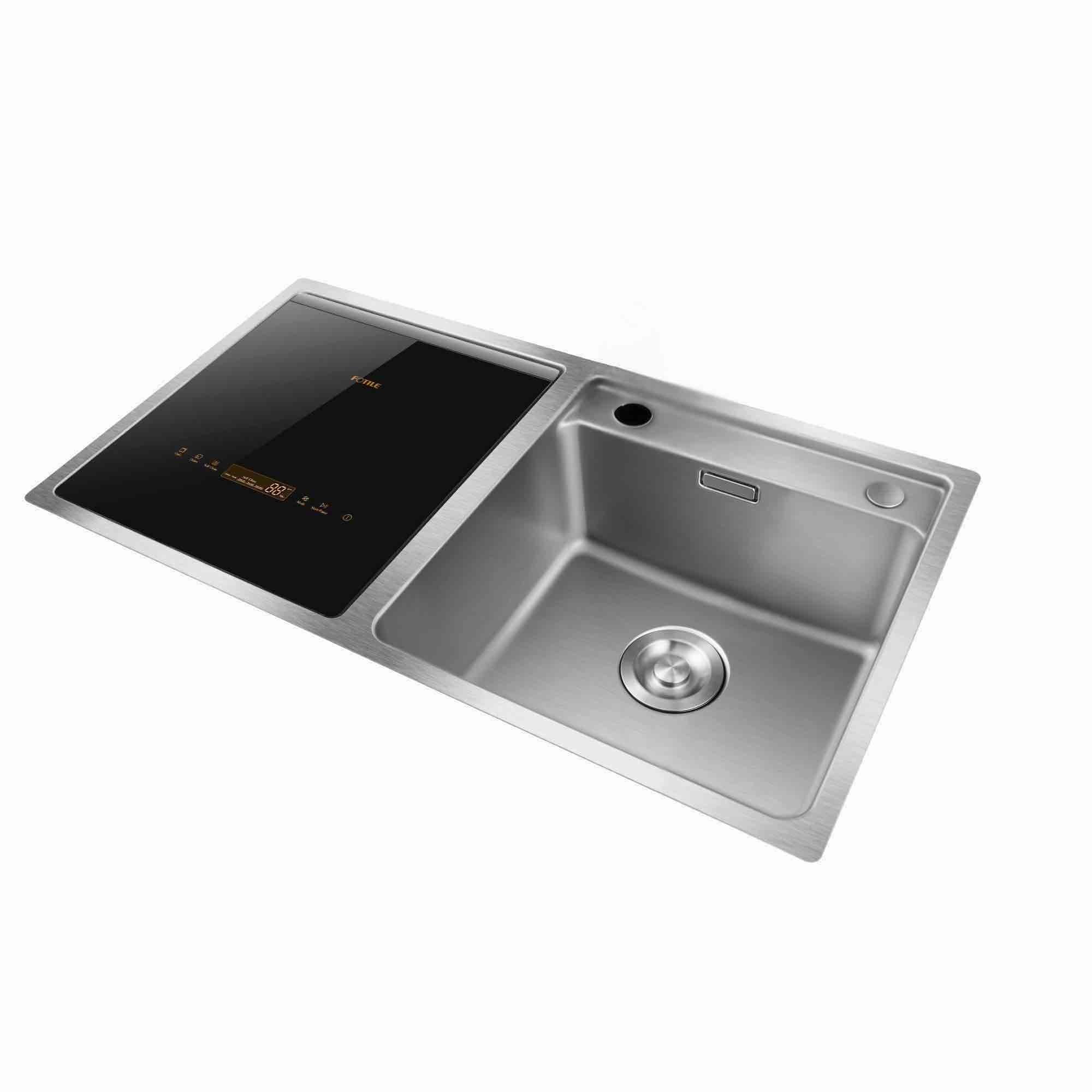 FOTILE Left Orientation, 2-In-1 In Sink Dishwasher 18-in Top Control Built-In Dishwasher, 57.8-dBA Standard Sound Level