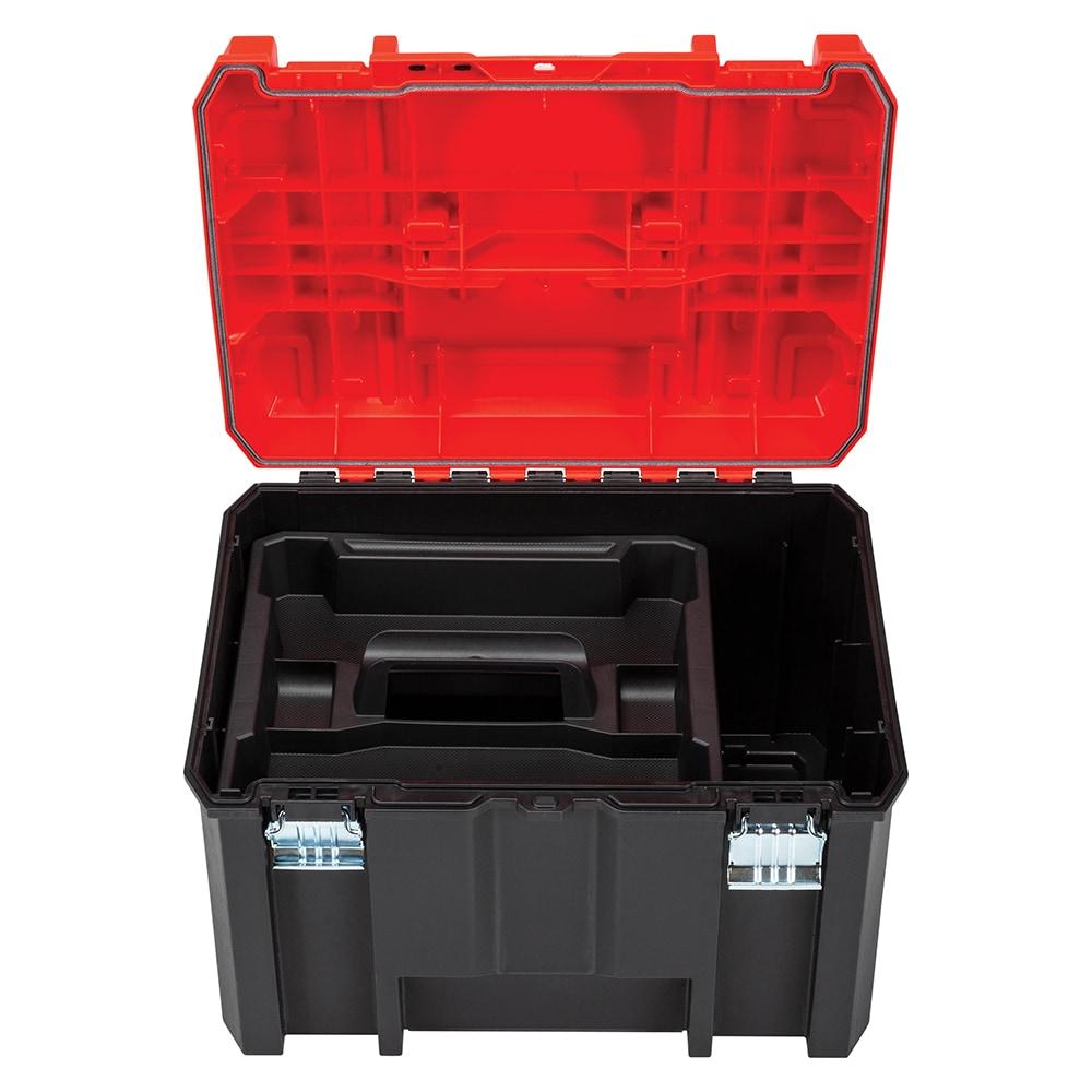 CRAFTSMAN Versastack System 17-in Red Plastic Lockable Tool Box