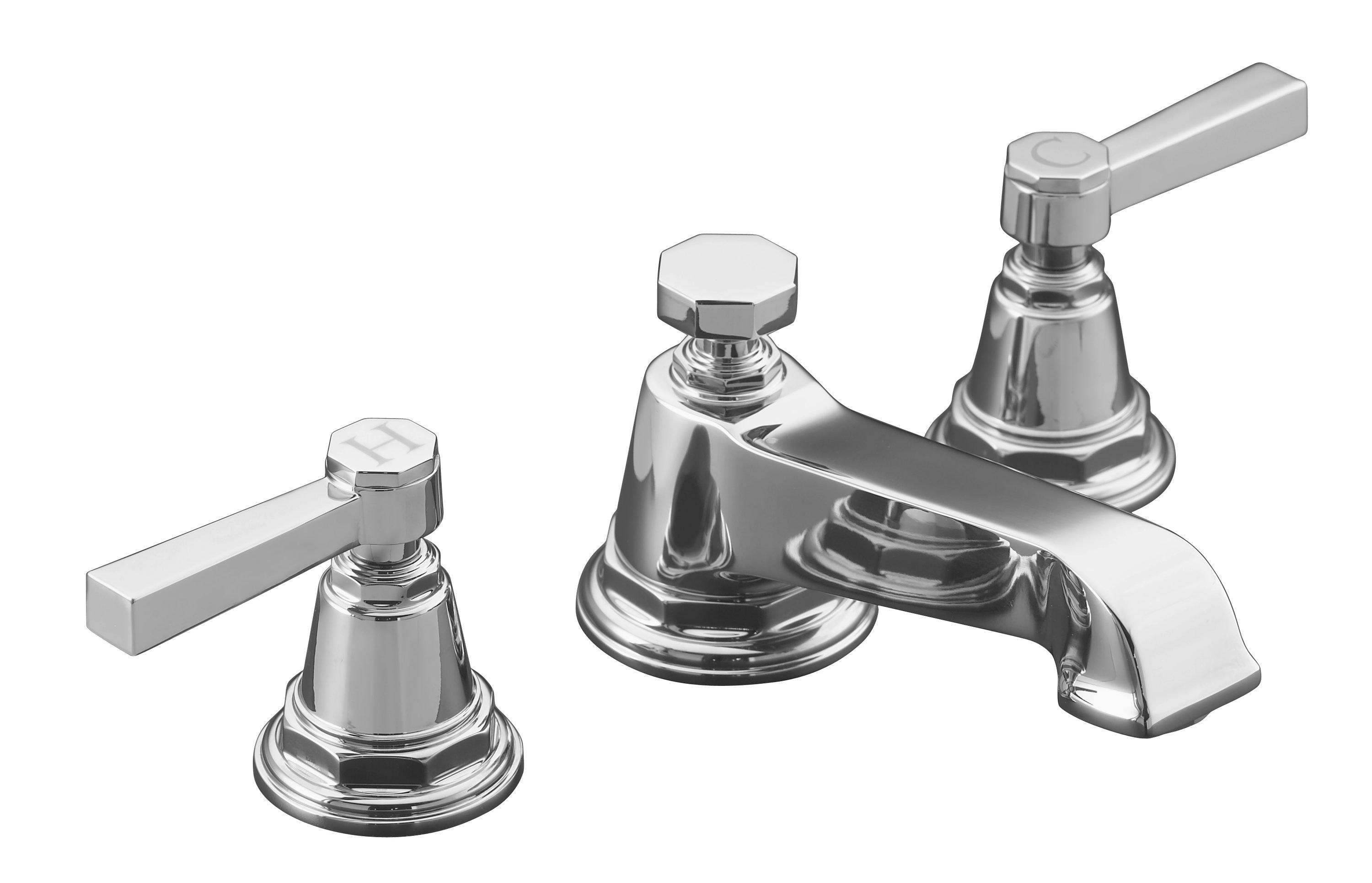 Pinstripe® Pure Widespread Bathroom Sink Faucet with Cross Handles