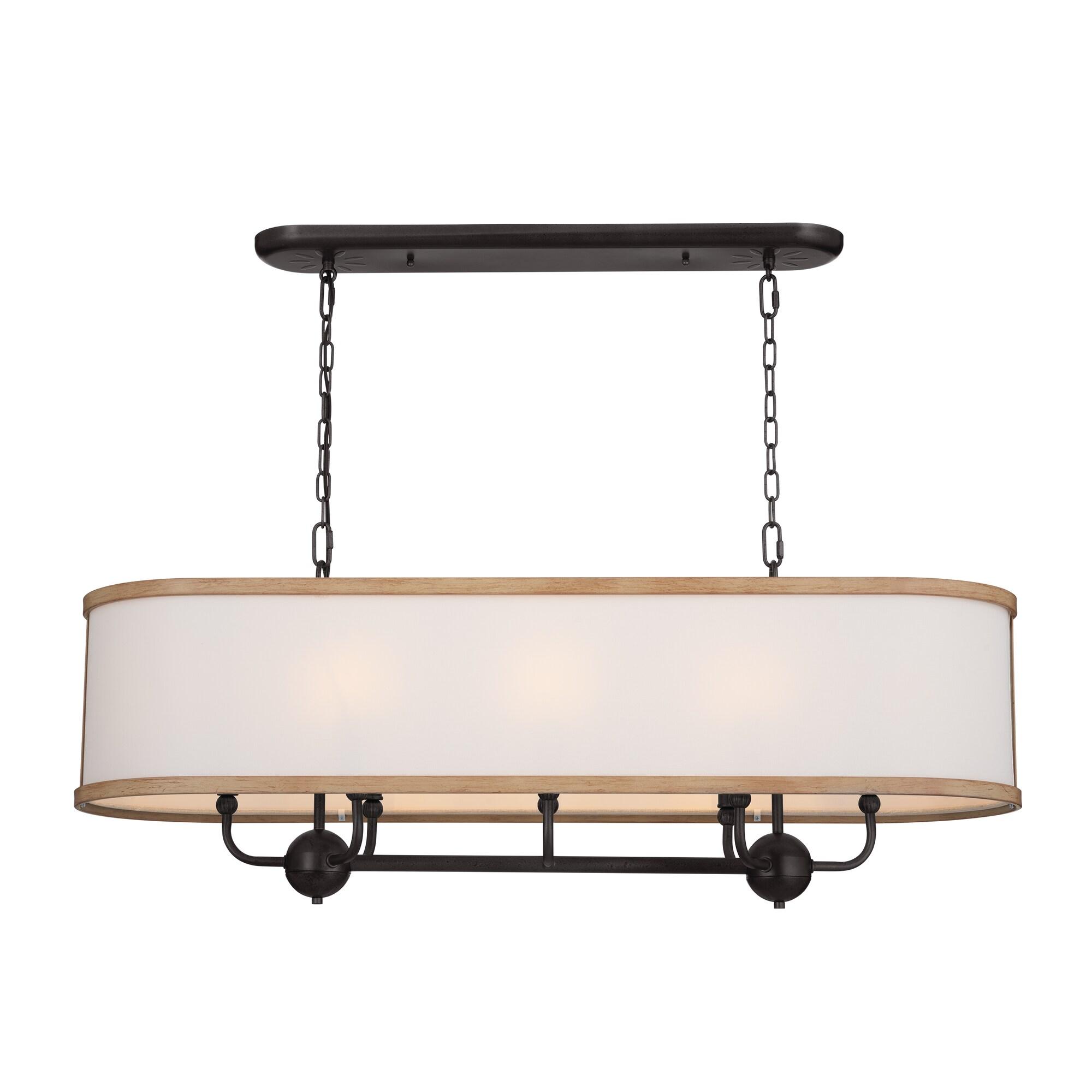 Kichler Lighting Heddle 8 - Light Chandelier in  Anvil Iron