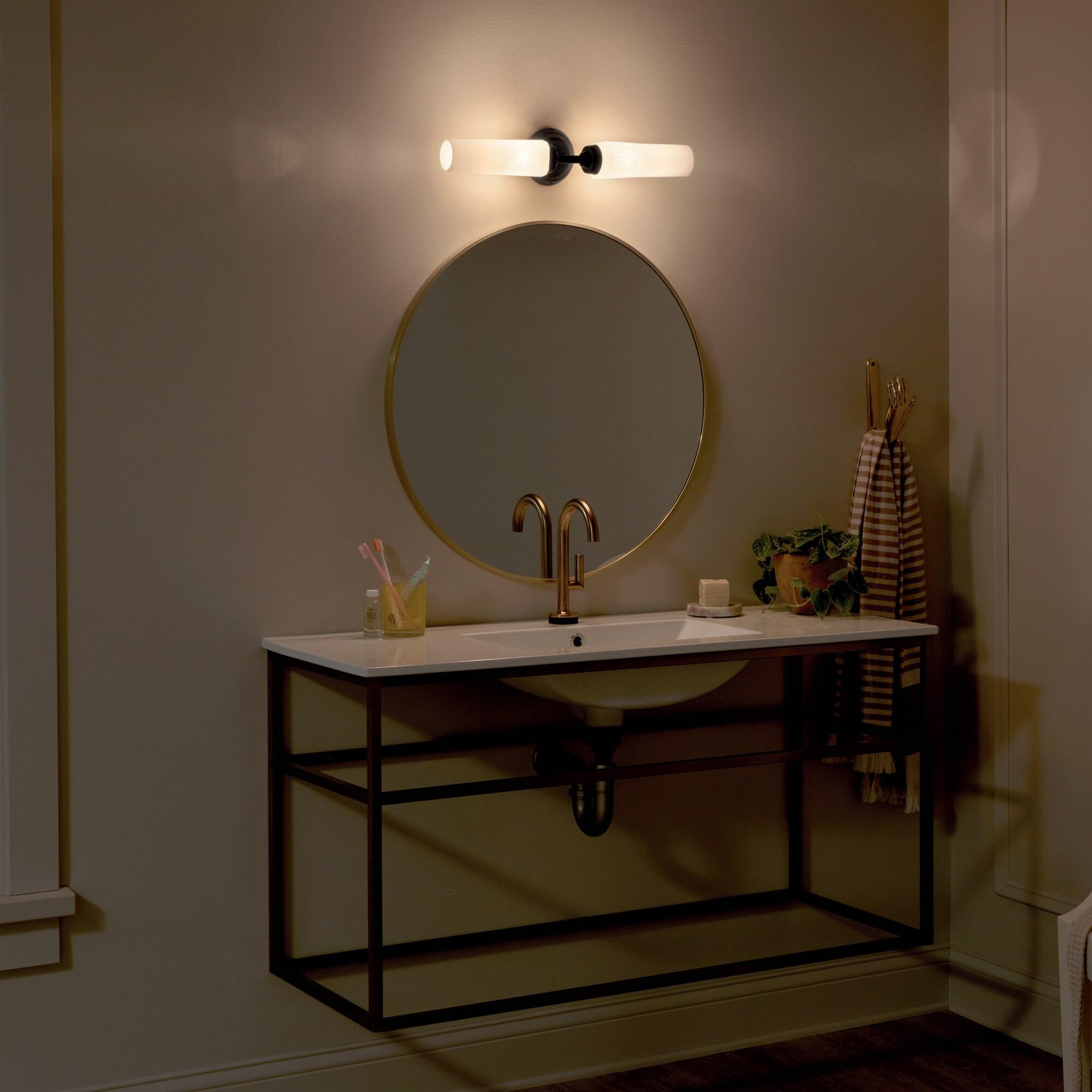 Kichler Lighting Truby 2 - Light Vanity in  Black