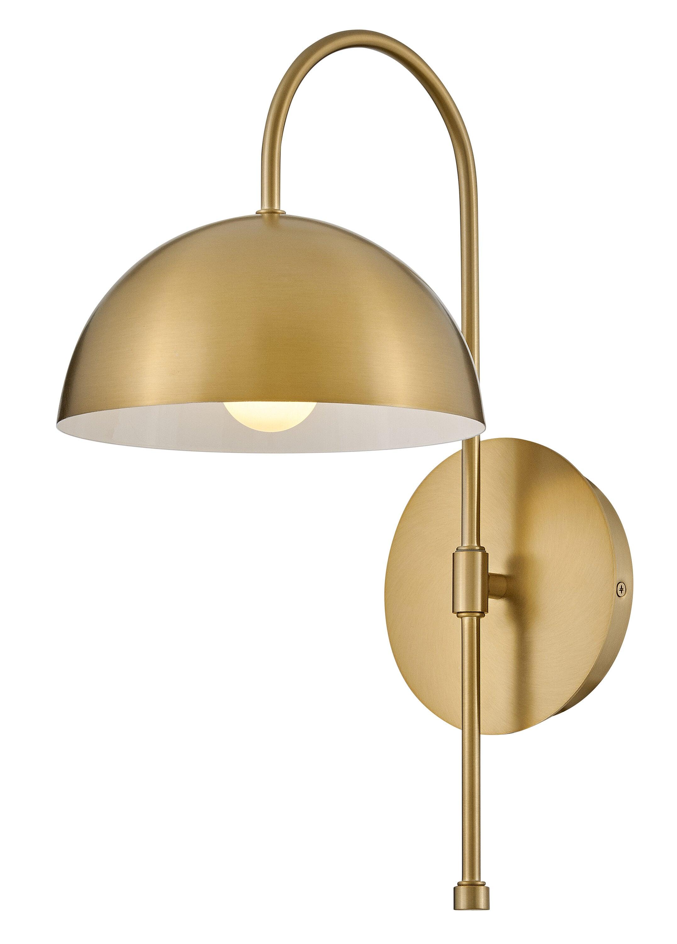 Lark Lou 1 - Light Sconce in  Lacquered Brass