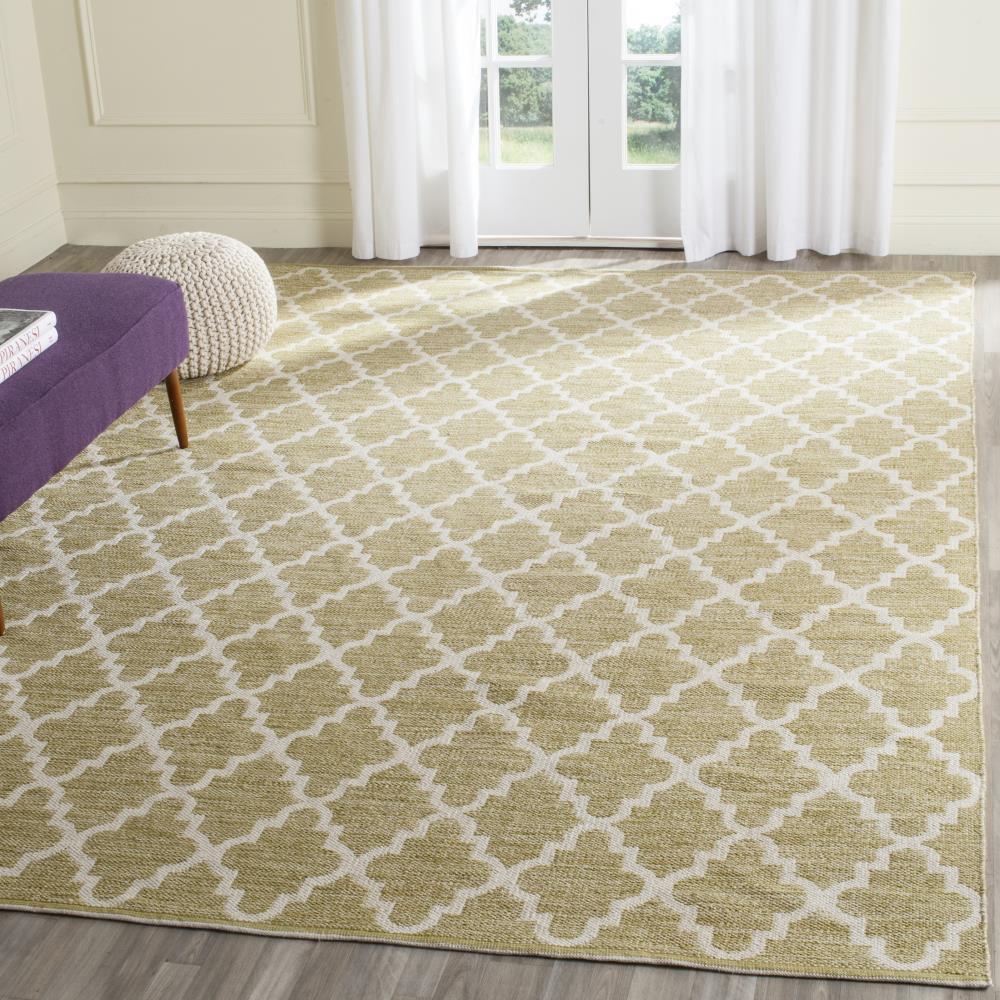 Montauk MTK810 Hand Woven Area Rug - Green/Ivory - 8'x10' - Safavieh.
