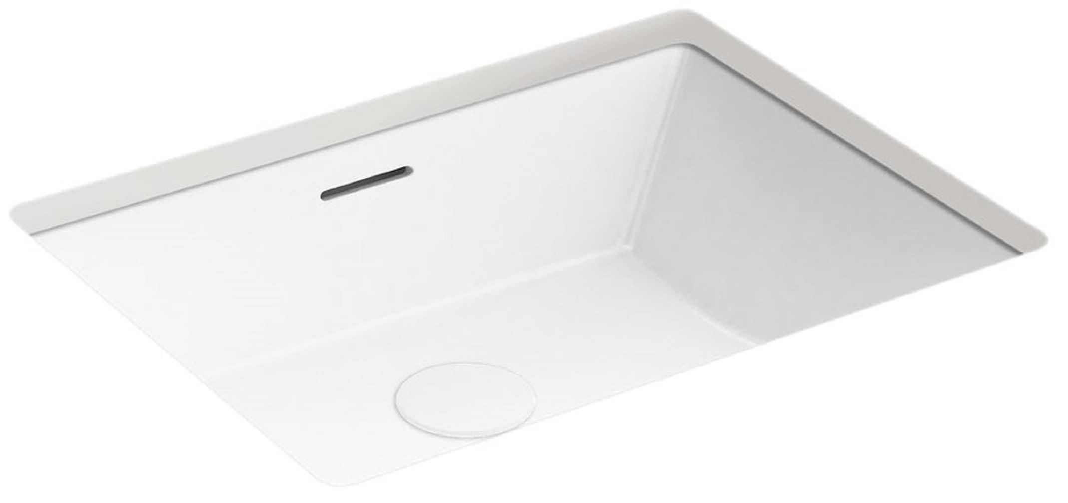 Brazn Rectangle Undermount Bathroom Sink