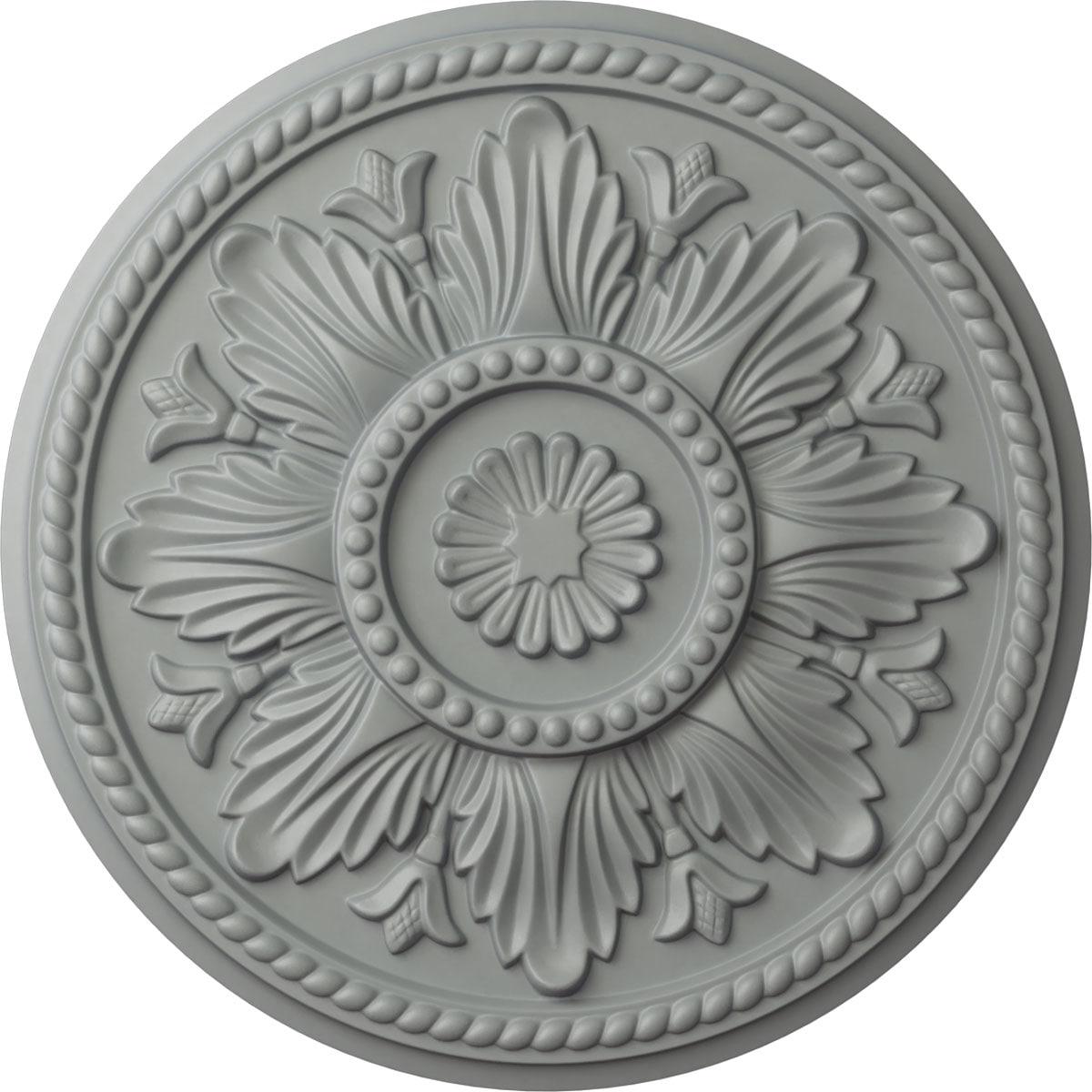 Ekena Millwork Edinburgh 18'' H x 18'' W D Urethane Ceiling Medallion