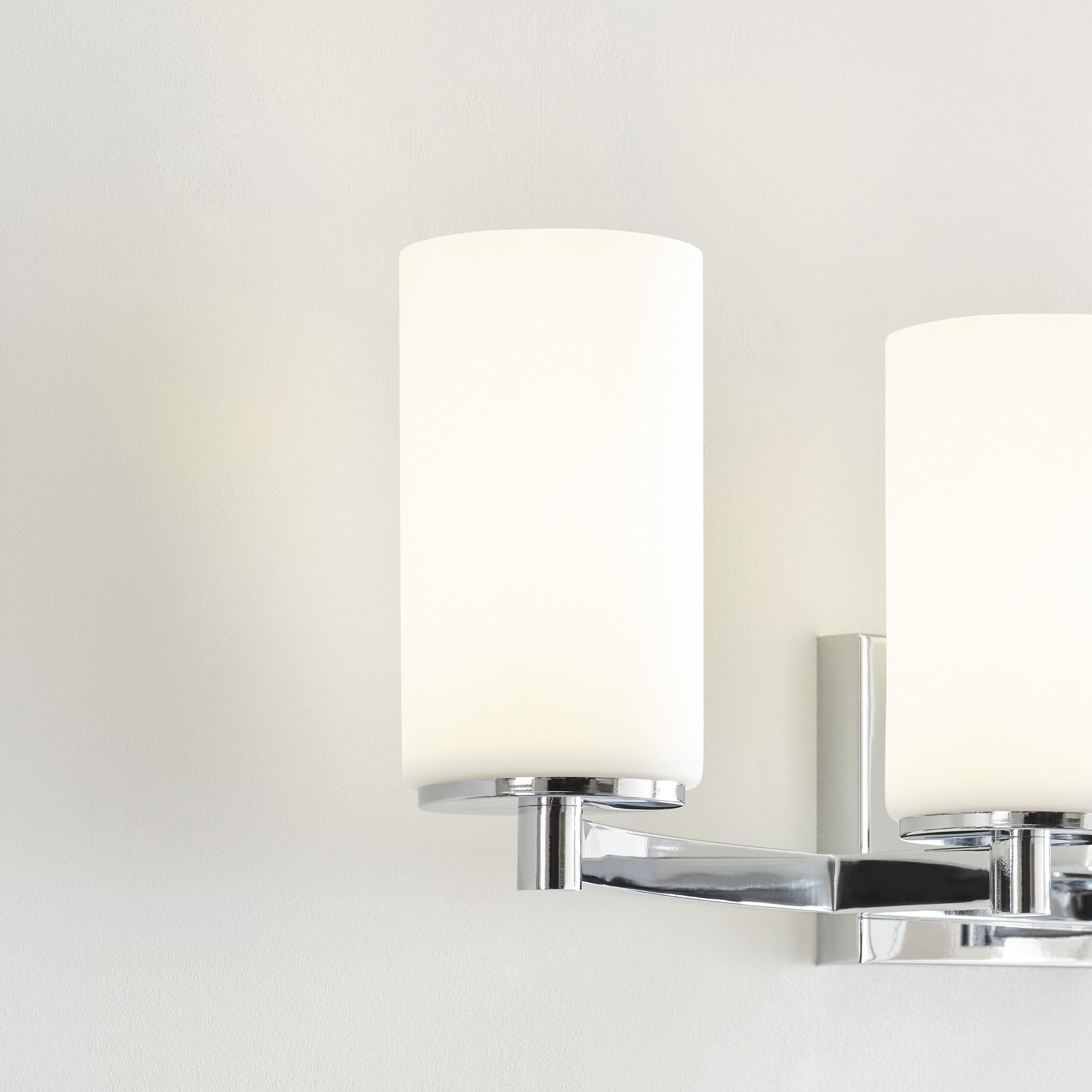 Sea Gull Lighting 4439104-05 Hettinger Four Light Wall/Bath Vanity Style Lights, Chrome Finish