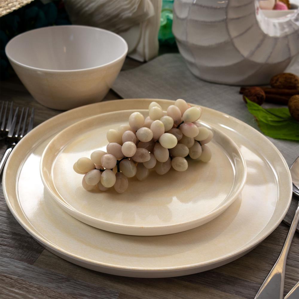 12 Piece Melamine Dinnerware Set - Service for 4