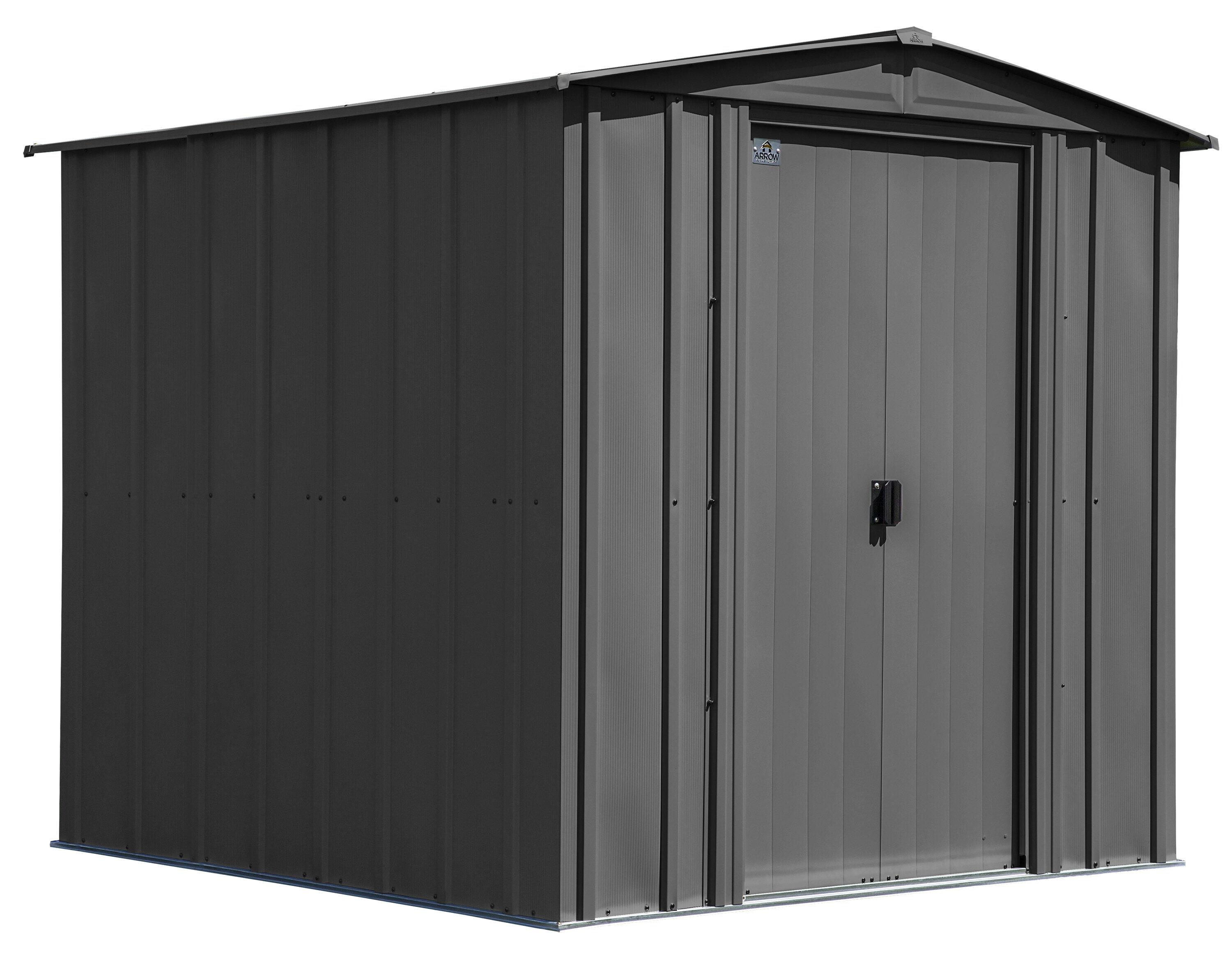 Arrow 6 ft. W x 7 ft. D Steel Vertical Storage Shed