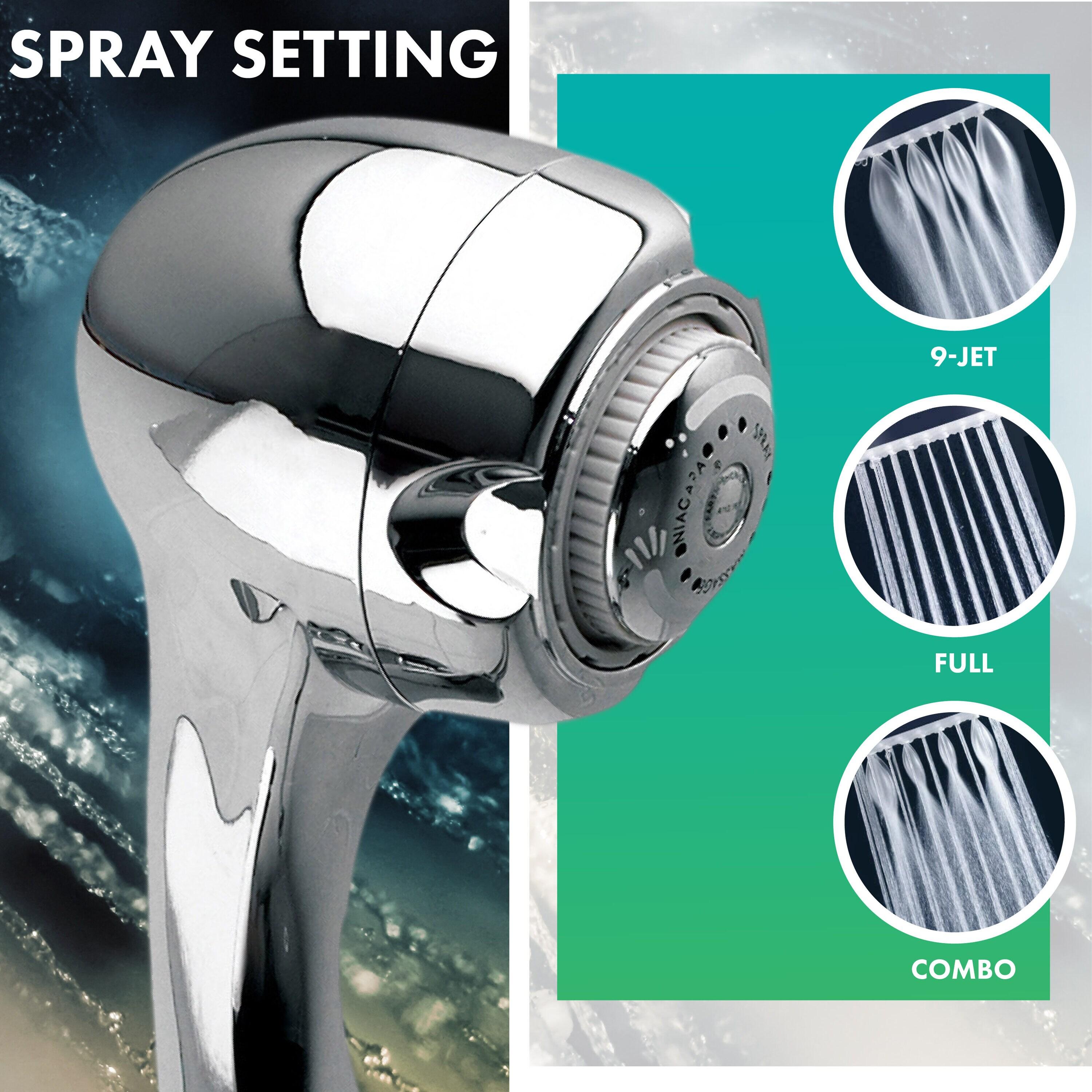 Earth Massage Massage/Jet Handheld Shower Head 1.5 GPM GPM