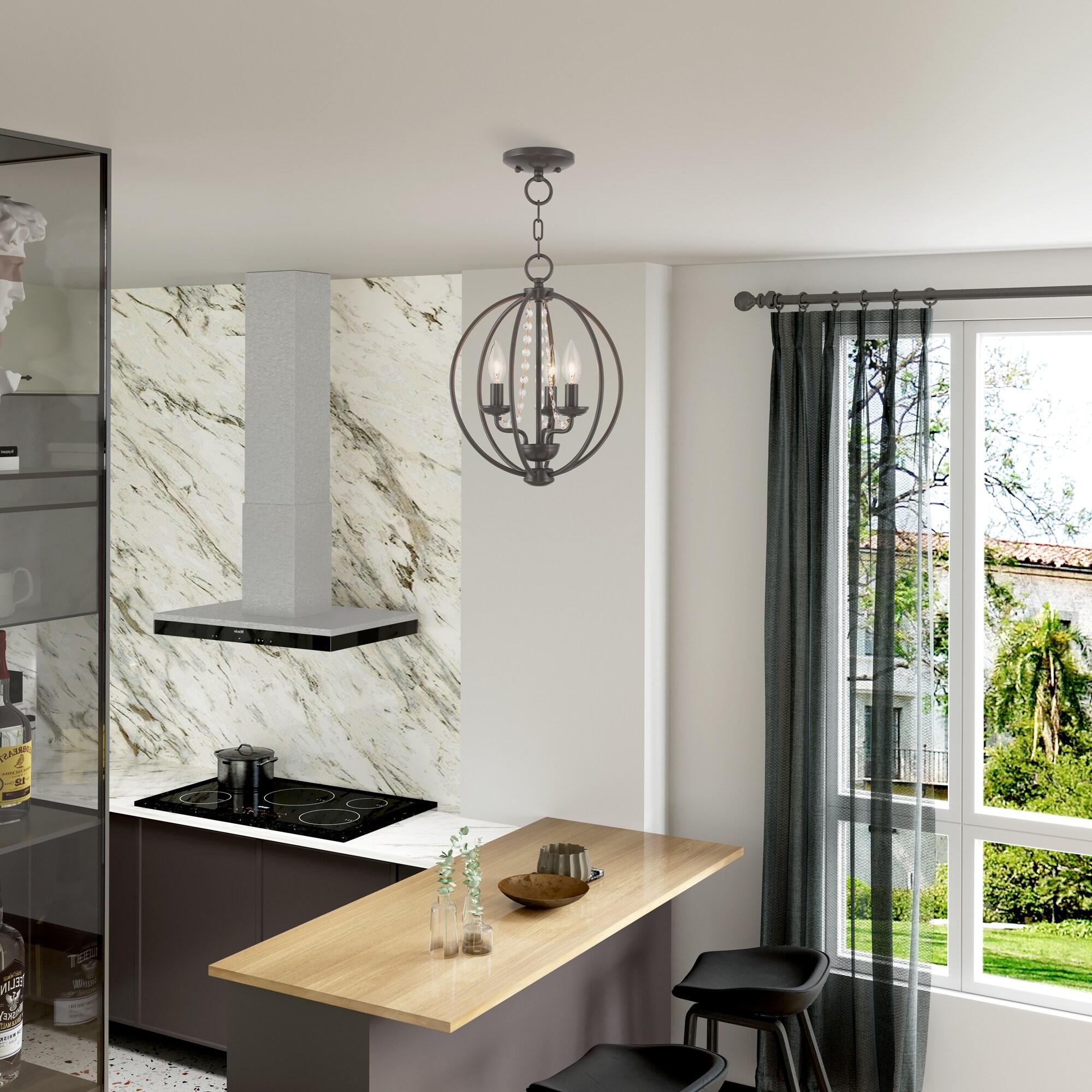 Livex Lighting Arabella 3 - Light Chandelier in  English Bronze